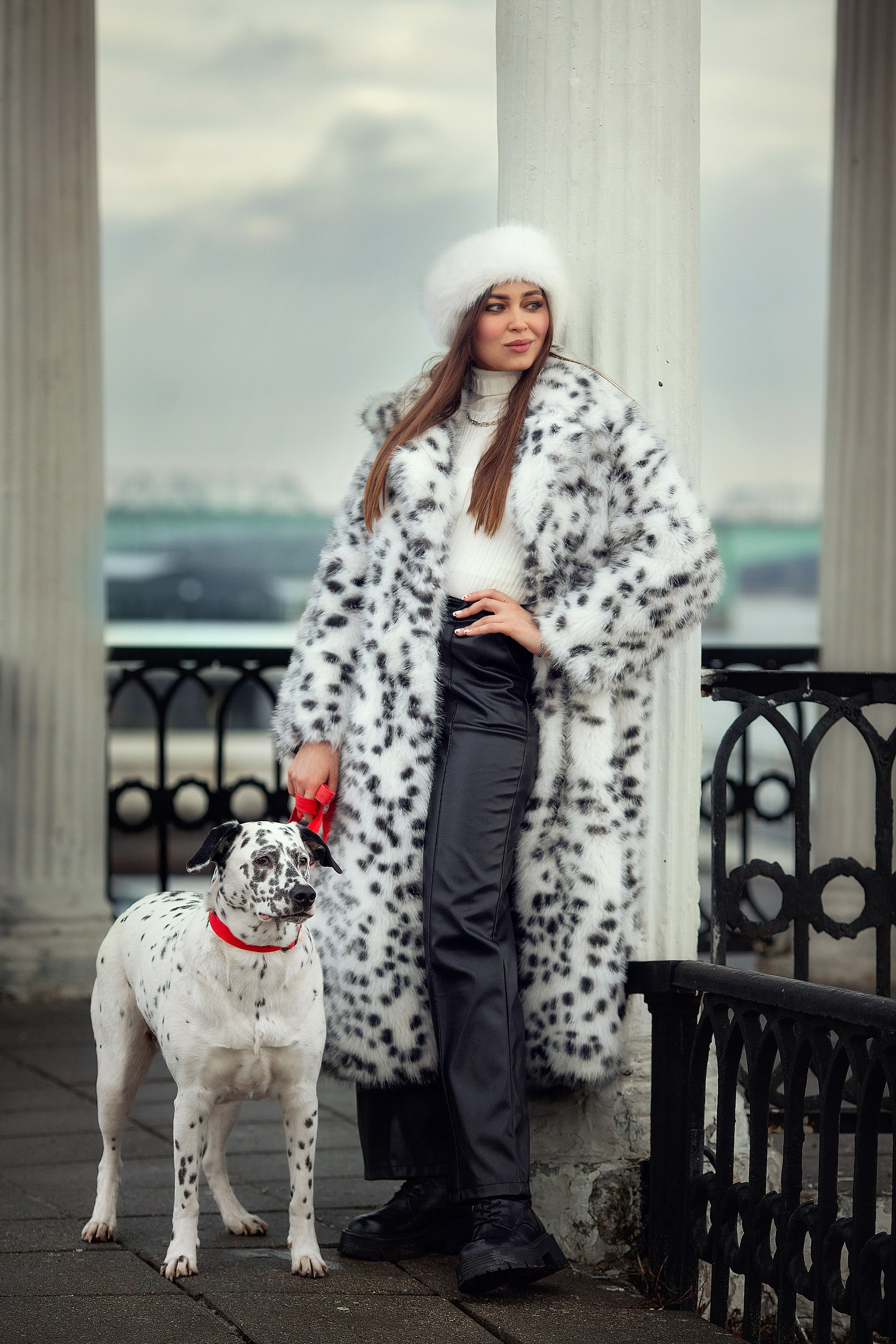 Красивая лав стори с четвероногим другом. Семейный фотограф Татьяна Надеждина | Москва, Московская область, Ярославль