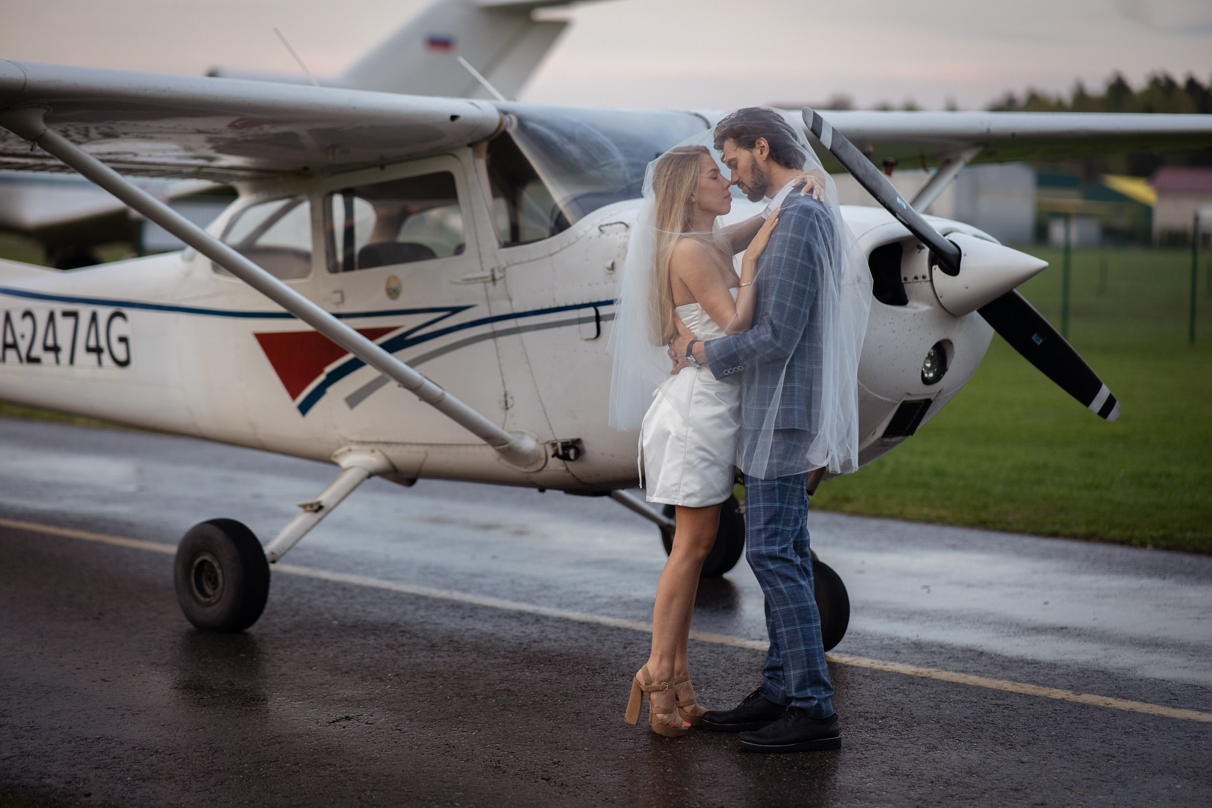 Аэродром НОВИНКИ. Свадебный фотограф в Москве
