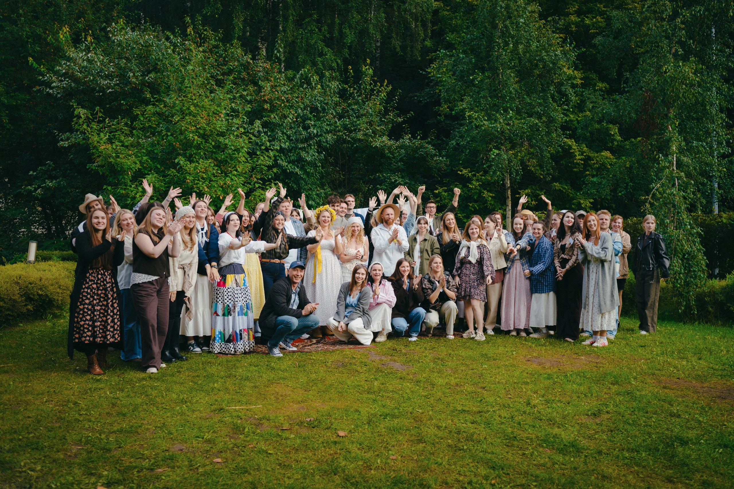 Корпоратив летом под открытым небом. Komonev