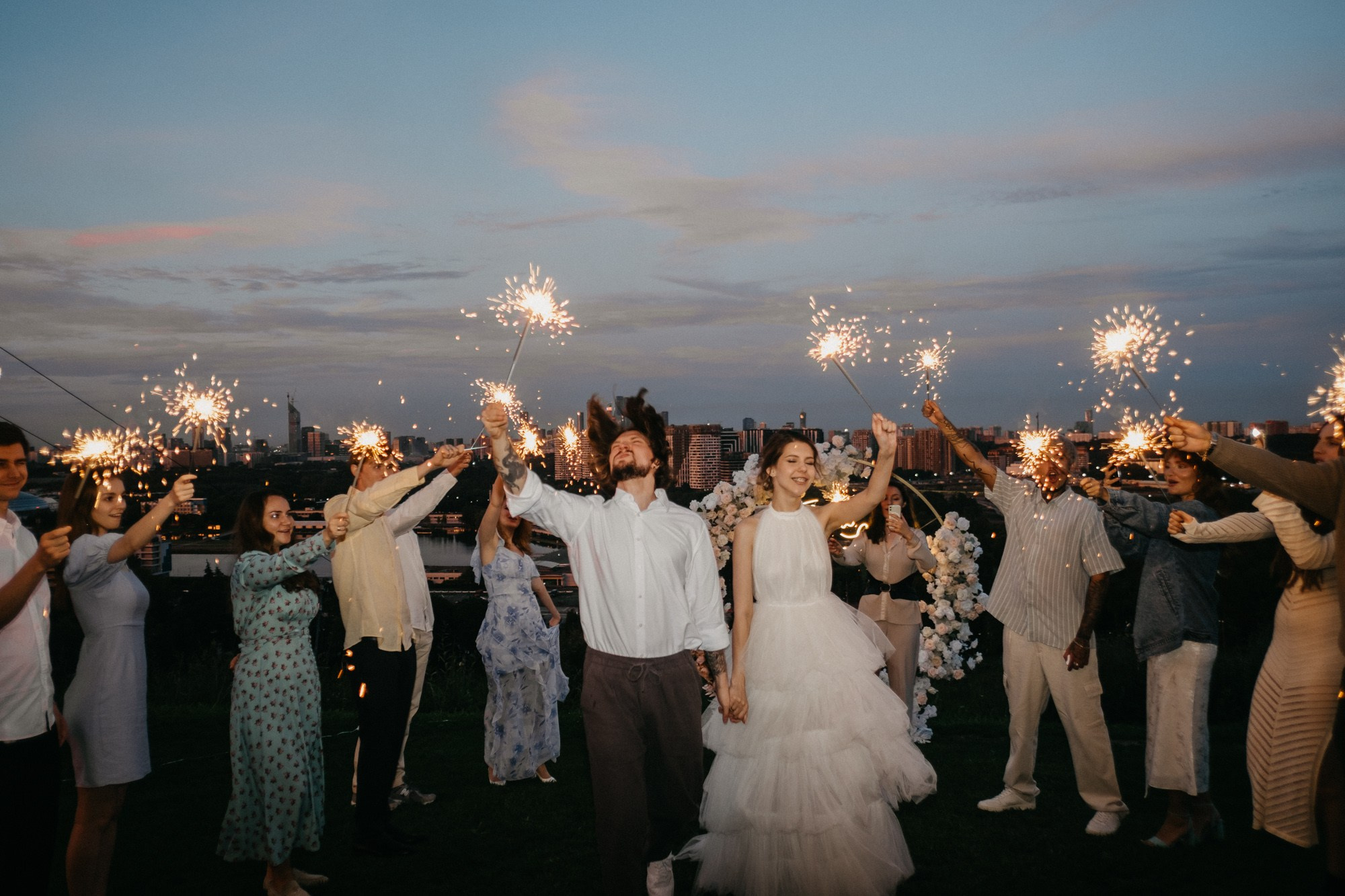 На высоте. Свадебный фотограф Александра Тюлякова