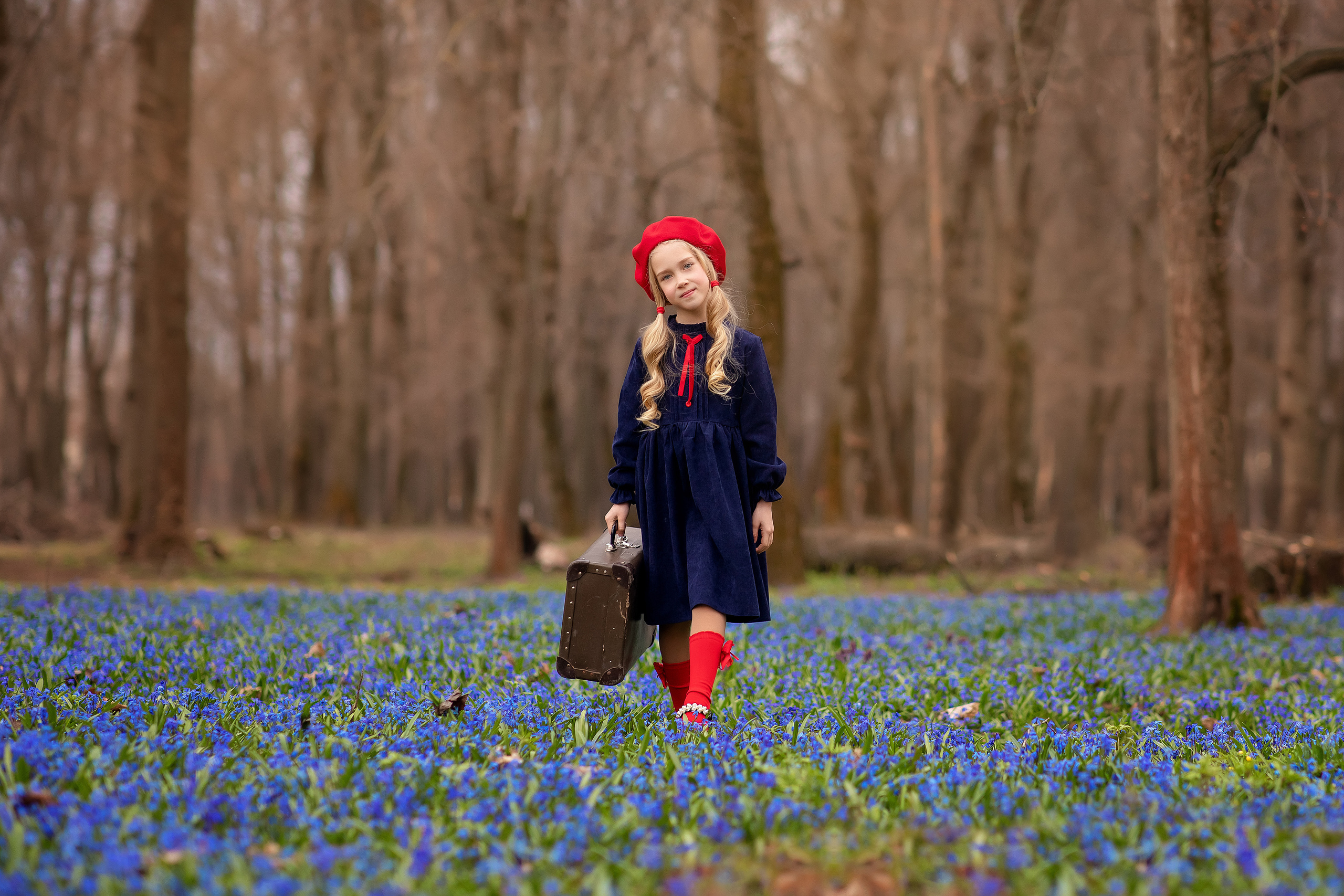 Дианочка с подснежниками. Фотограф на крещение и венчание