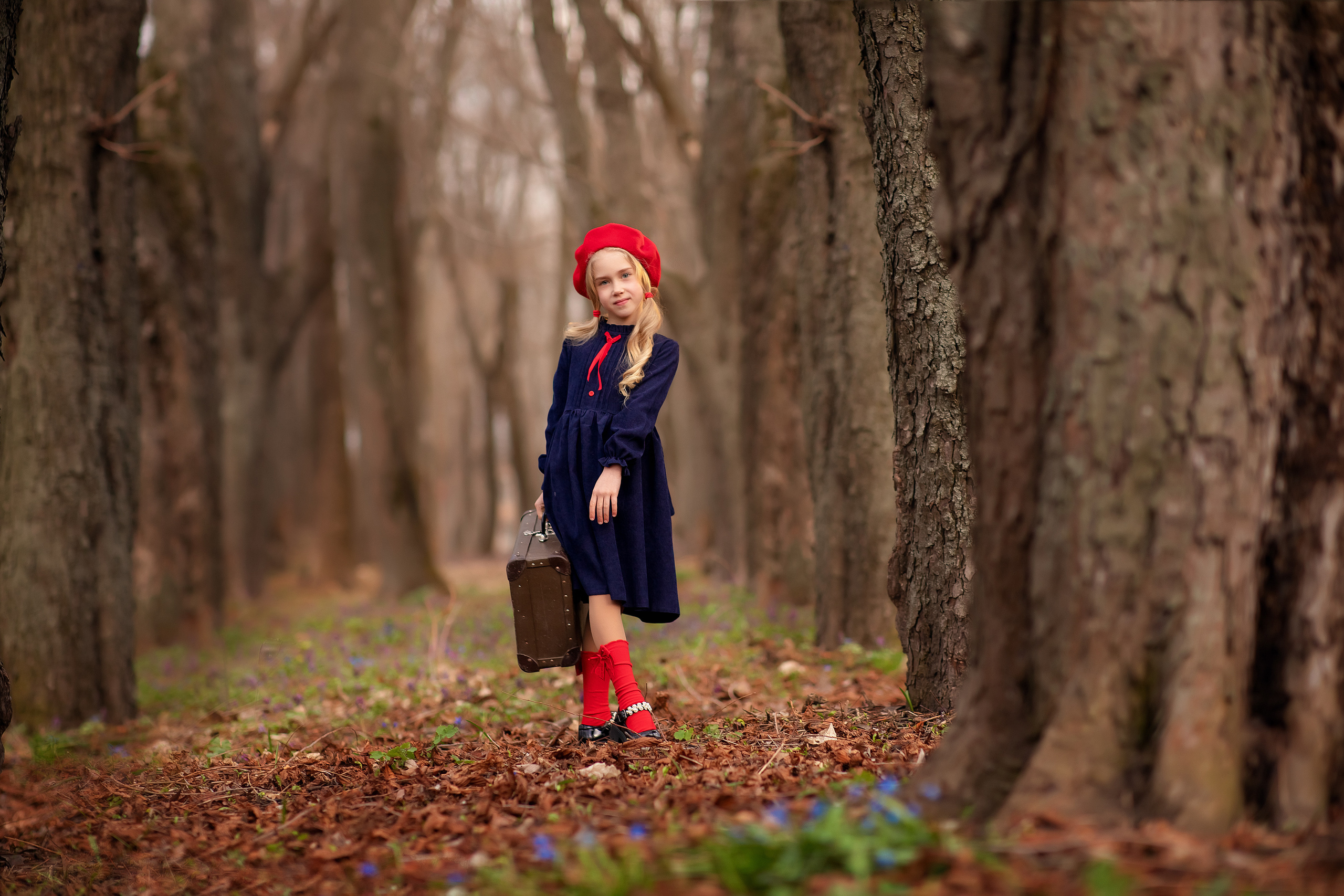 Дианочка с подснежниками. Фотограф на крещение и венчание