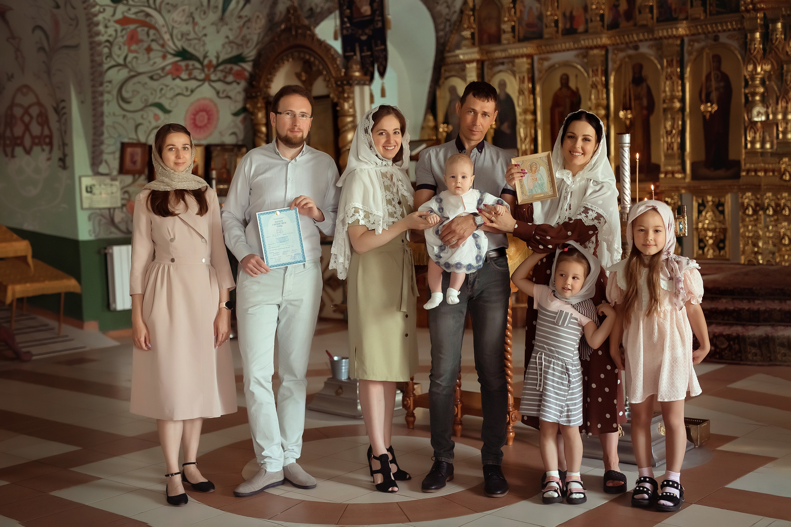 Крещение Максима Воскресенский храм. Фотограф на крещение и венчание