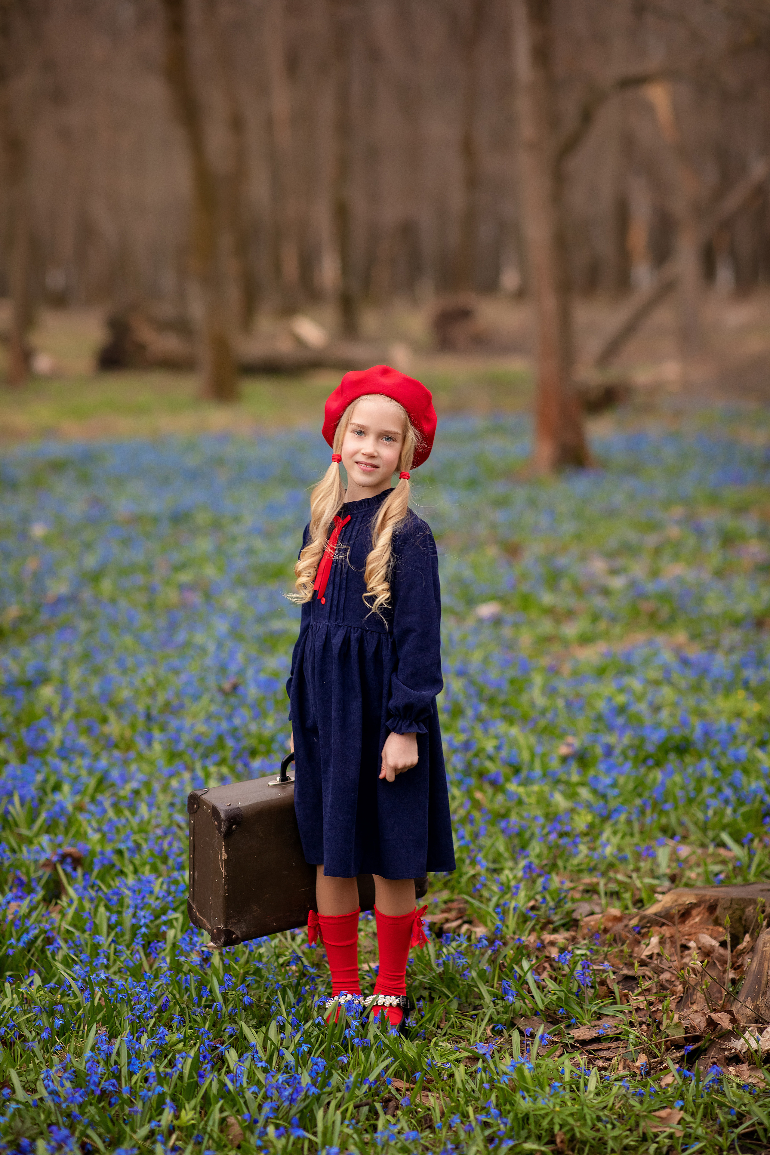 Дианочка с подснежниками. Фотограф на крещение и венчание