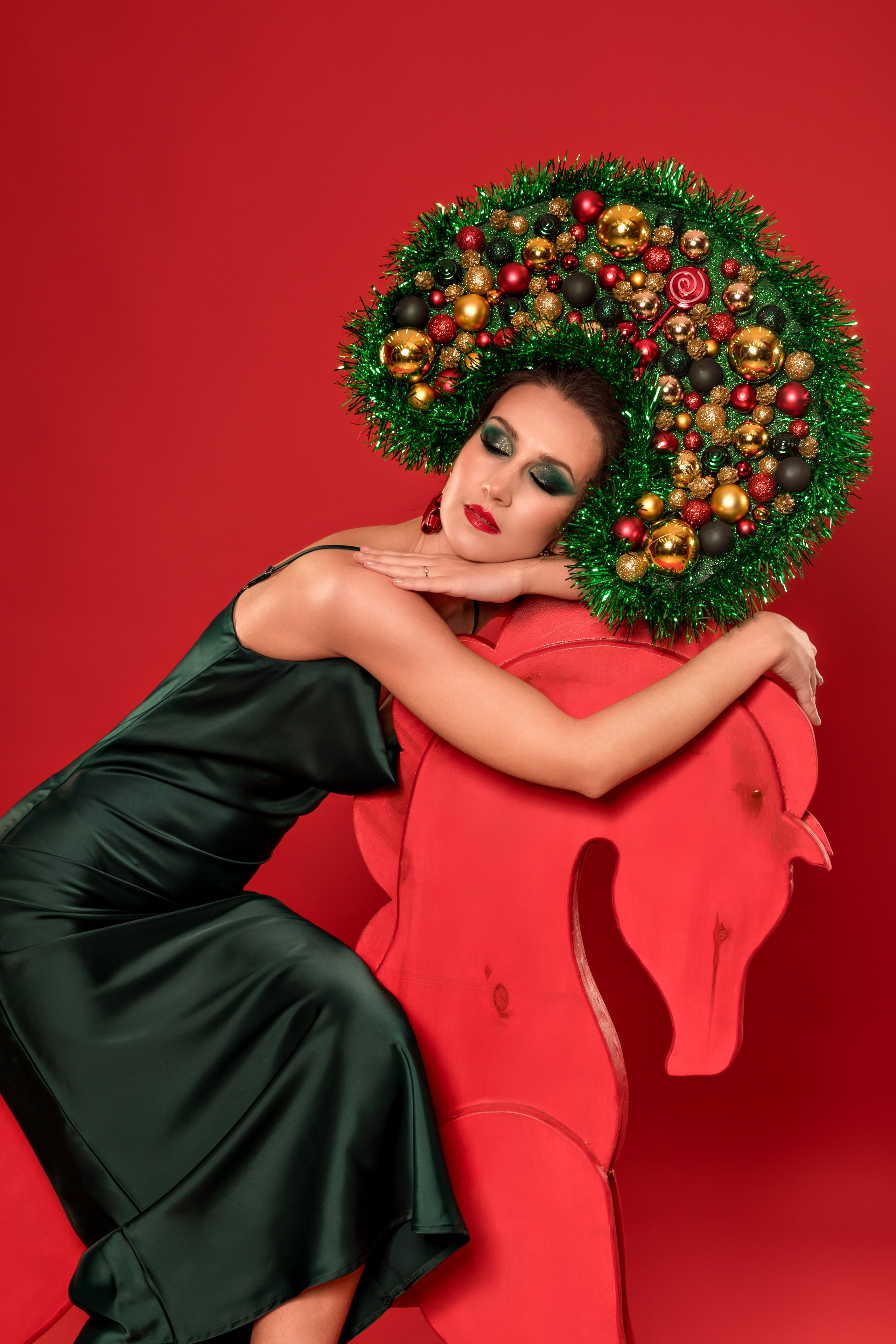 Съемки в студии