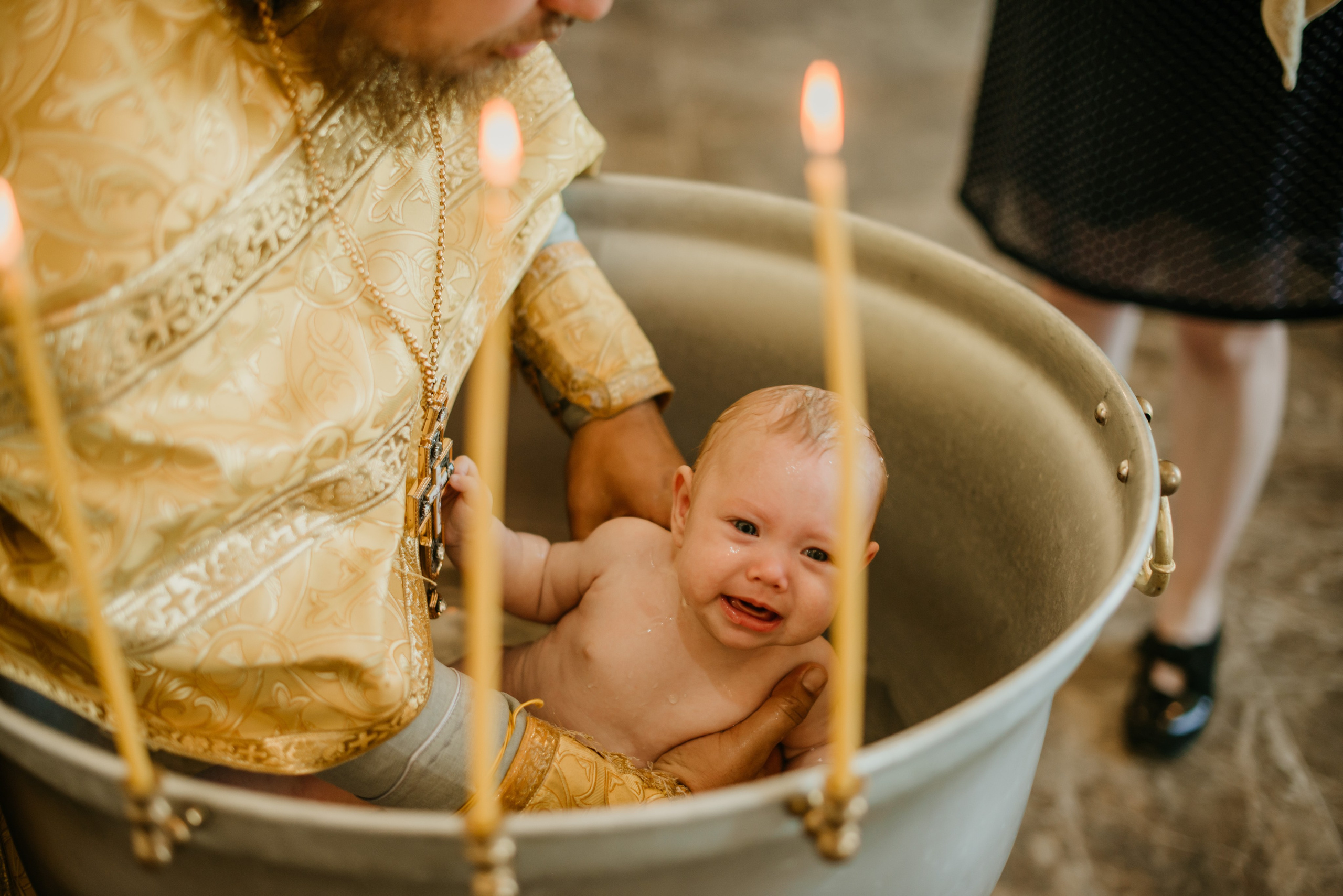 Таинство крещения Василисы. Свадебный, семейный и портретный фотограф в Суворове Анастасия Седыкин
