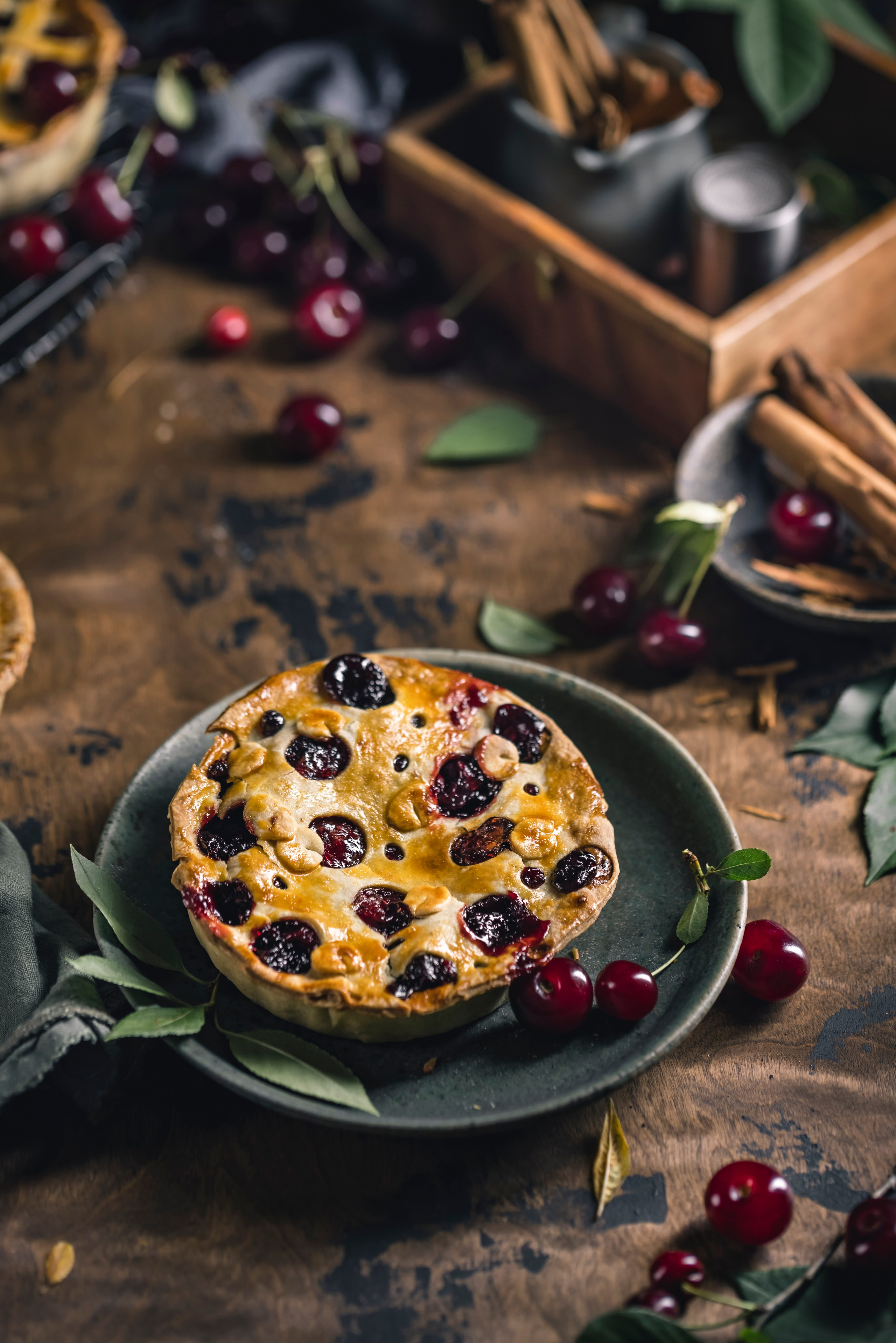 Вишневый пай. Foodie Stories (гастрономические истории) рекламная фуд-фотосъёмка, Москва