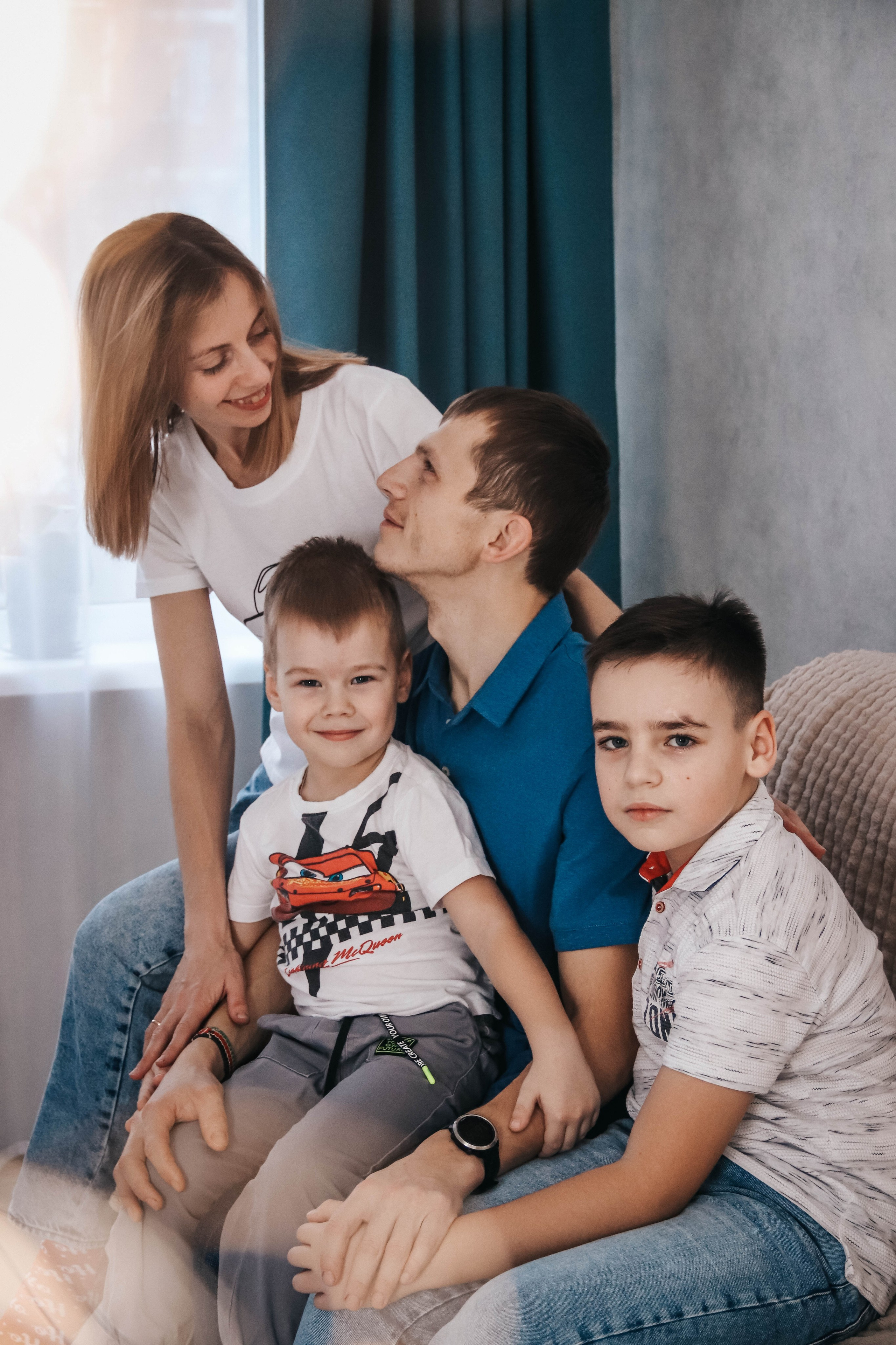 Семья Макаревич. Фотограф Дарья Маташкова