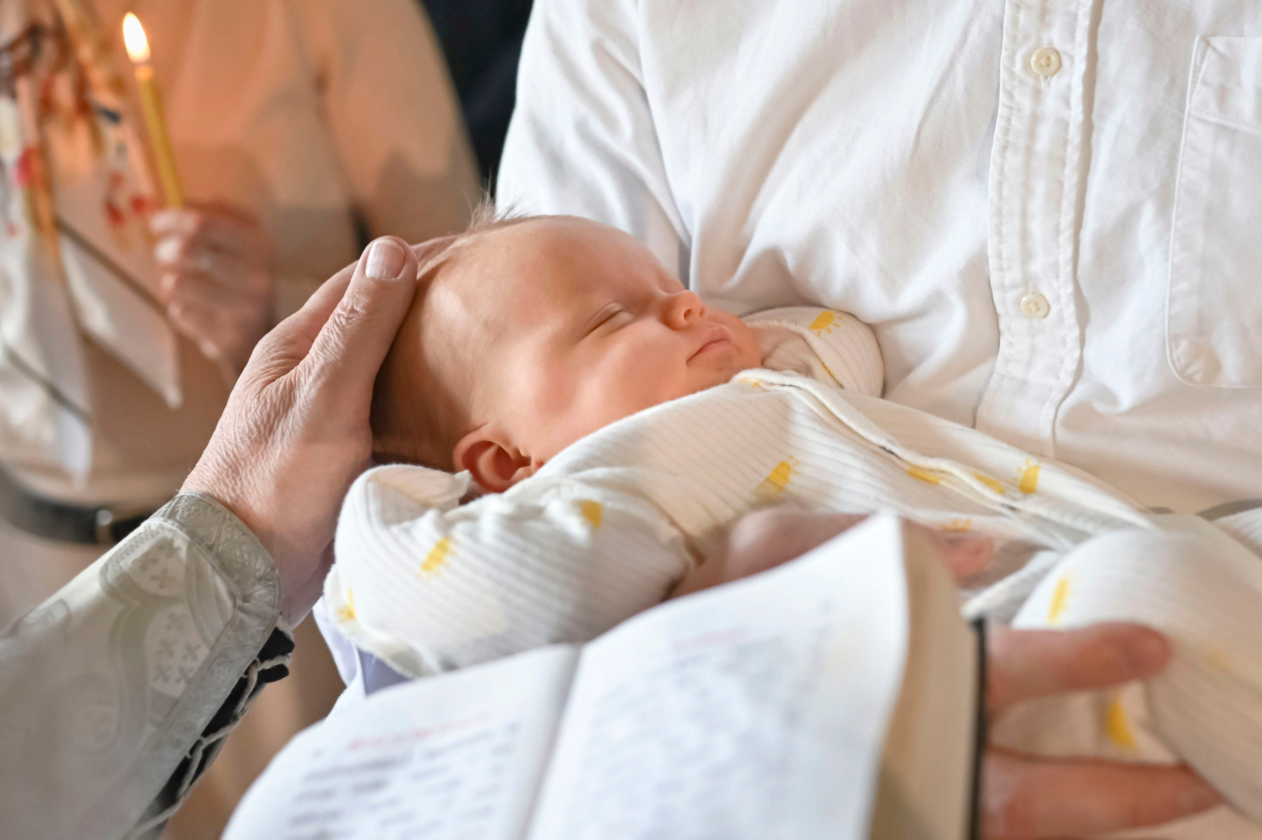 Крещение Эмилии. Семейный фотограф в г. Воскресенск Наталия Молева