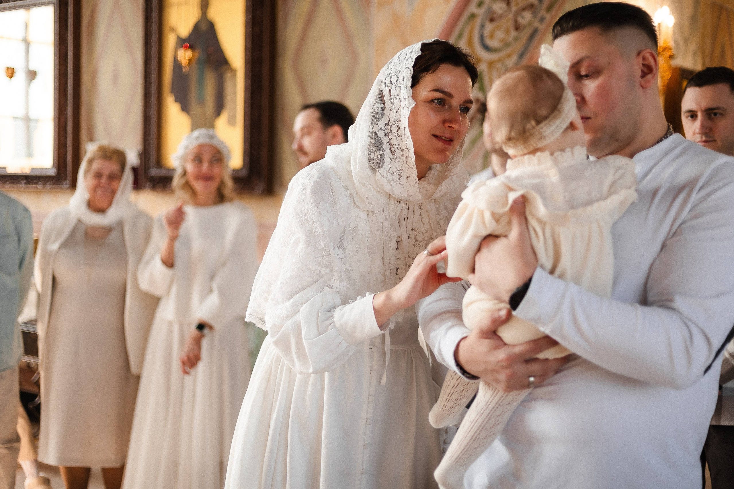 Таинство крещения Агаты. Семейный фотограф в Нижнем Новгороде Доронина Юлия