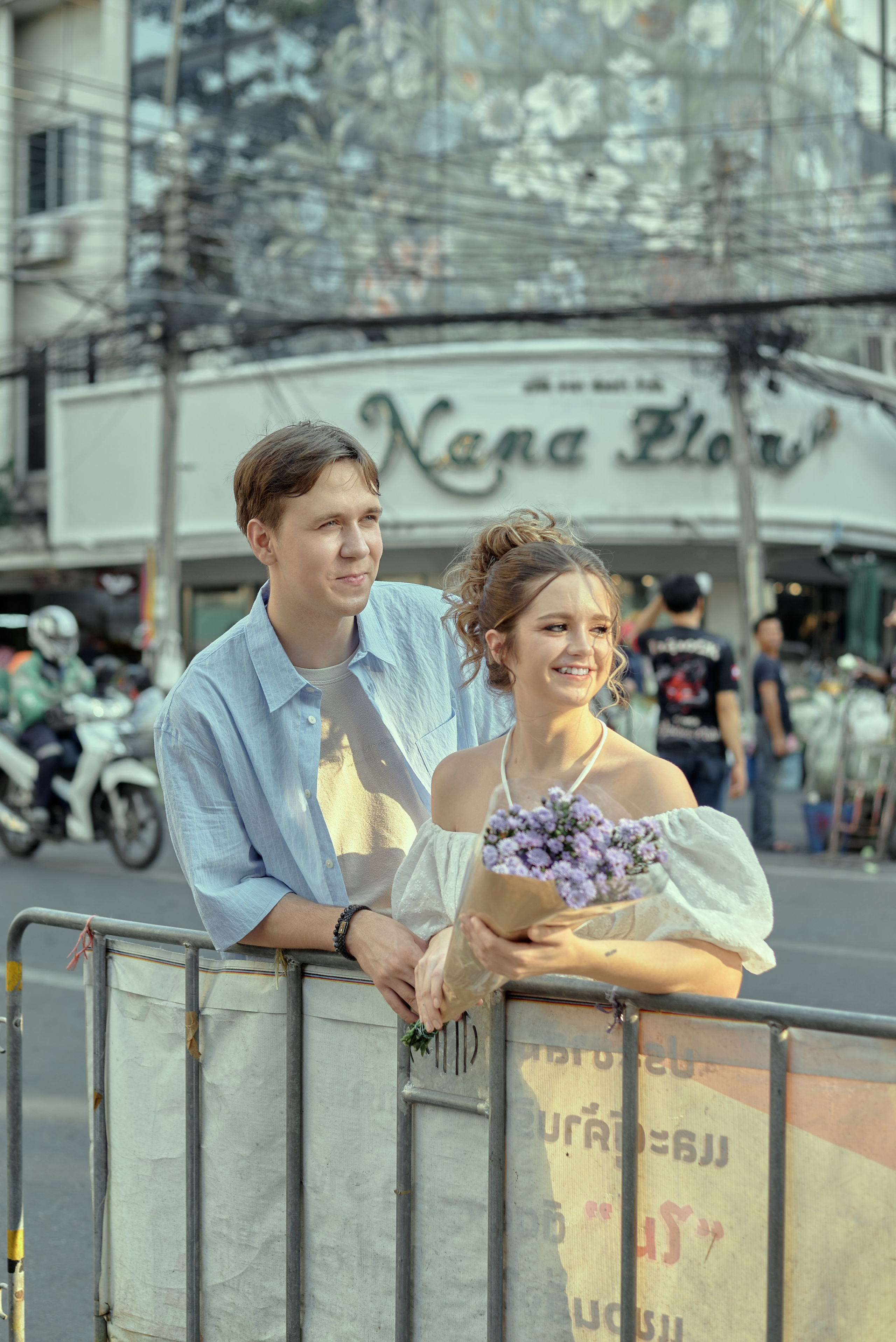 Lovestory photoshoot in Bangkok (story in Flowers market). Photographer Bangkok — Pattaya | фотограф Бангкок — Паттайа