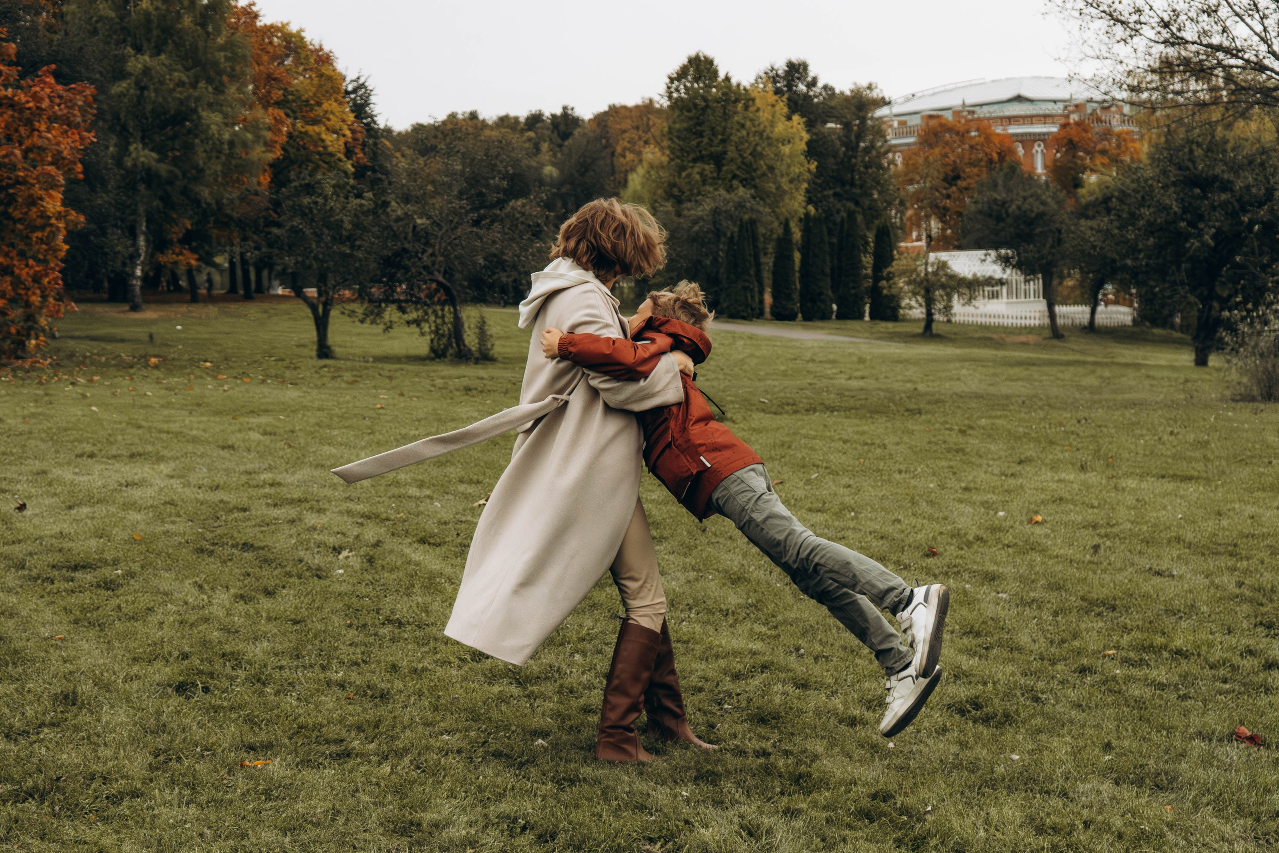 Осенняя семейная съемка в парке Царицыно. Фотограф Москва Валерия Веденина
