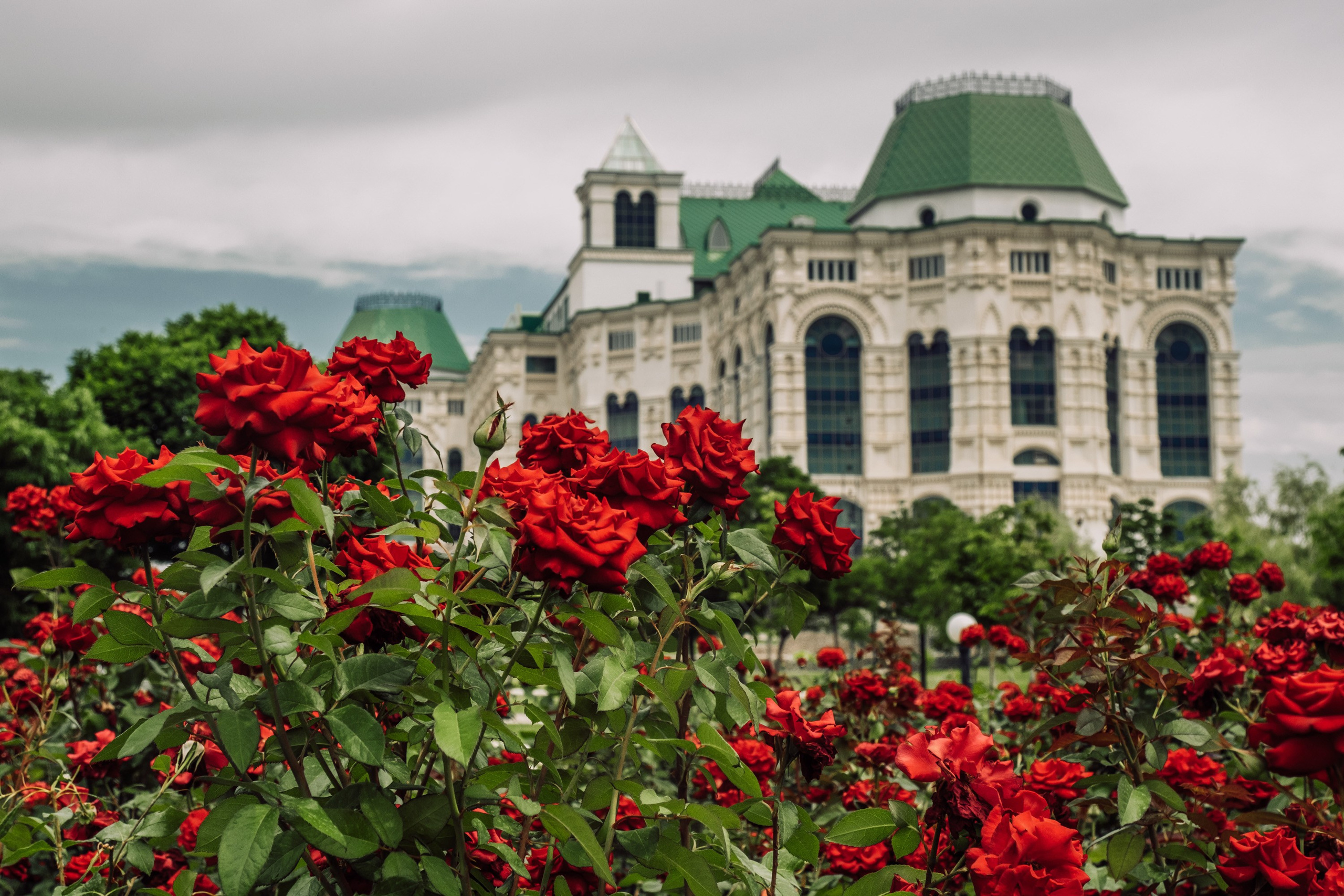 Театральный парк перед дождем. Фотограф Анатолий Деникин