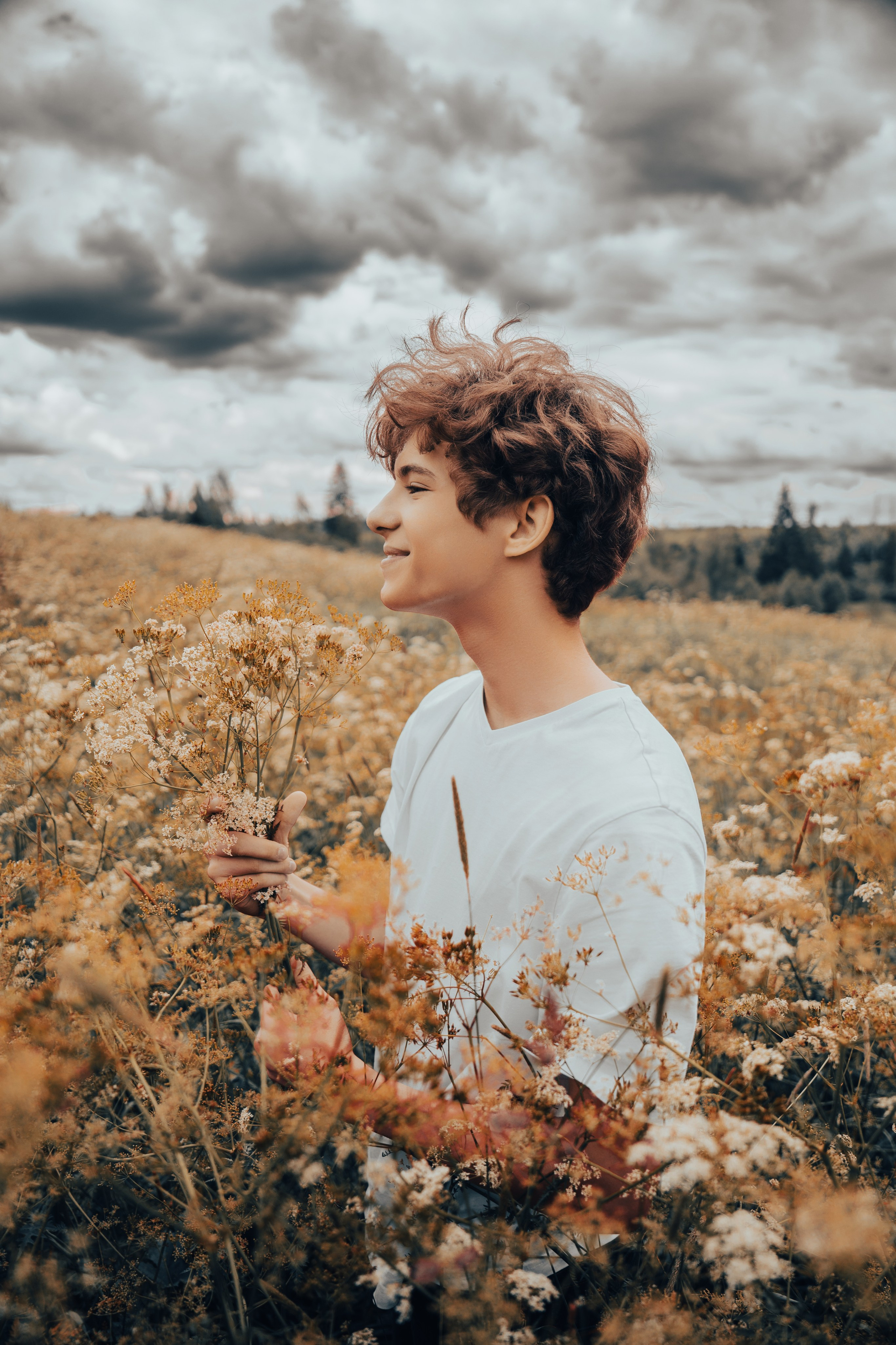 Фотосессия в поле. ТриМедиа Продакшн