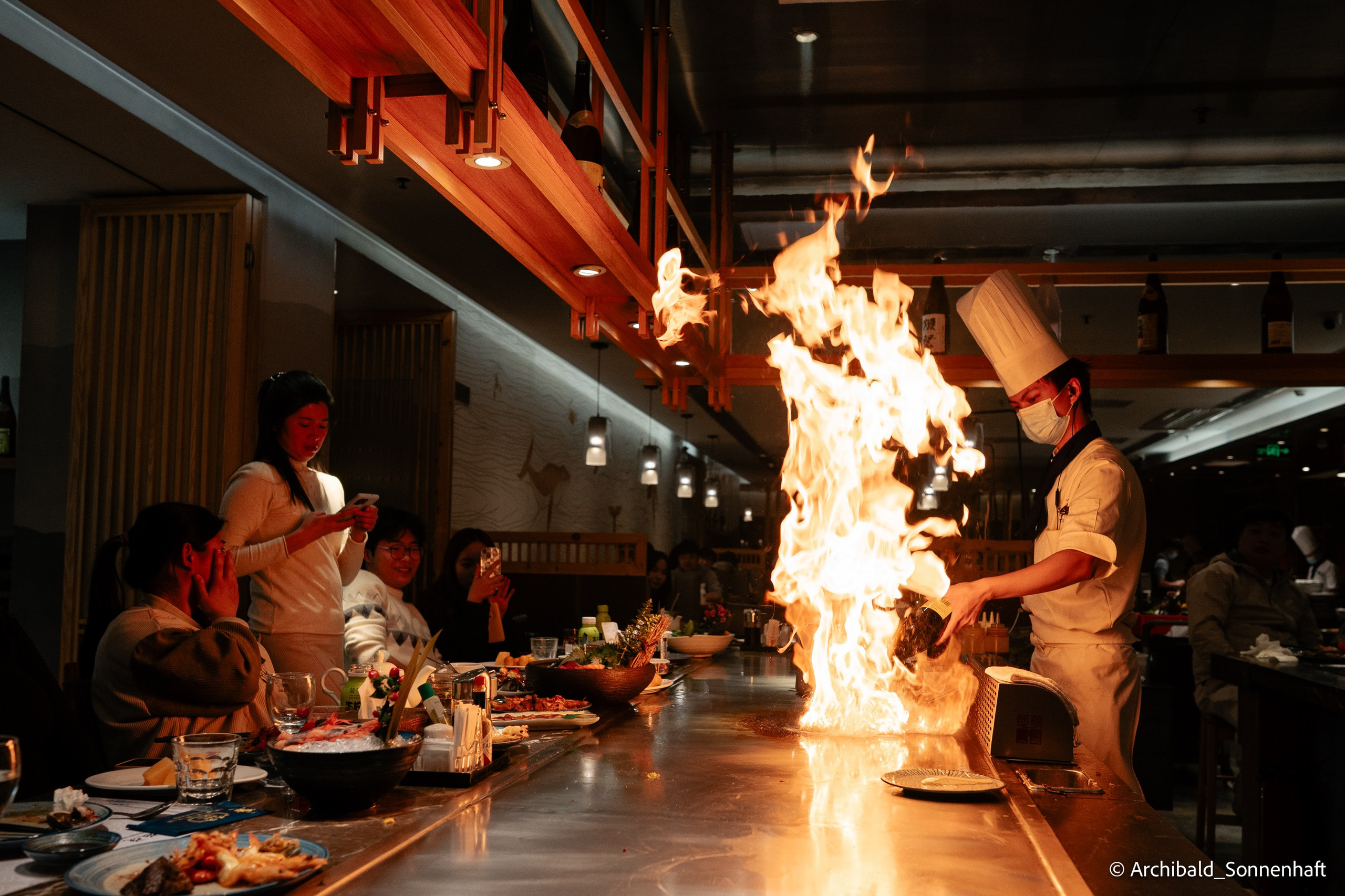 Cat, squirrel, japanese food and stand-up. Photographer in Guangzhou, China. Archibald Sonnenhaft