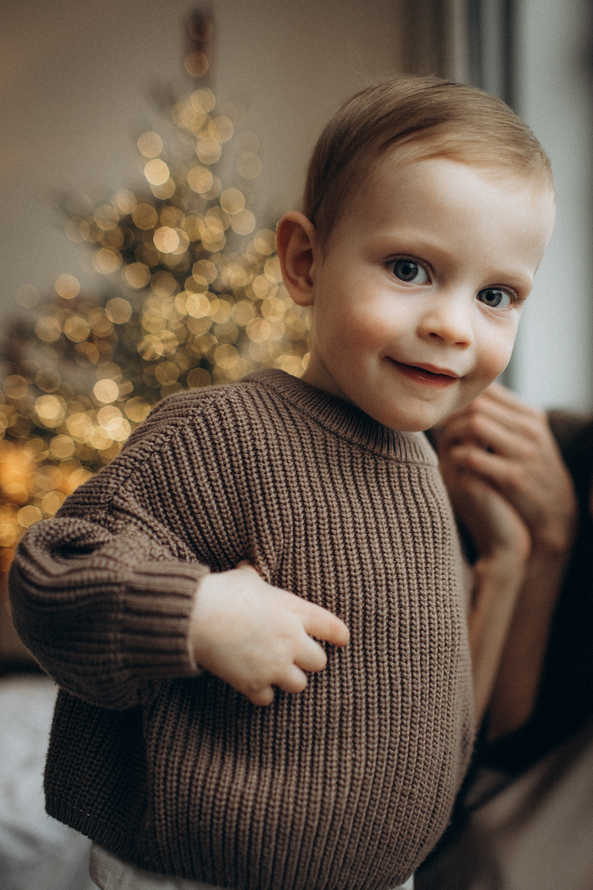 Семейная новогодняя фотосессия Москва мама и сын. Фотограф Владимир Москва
