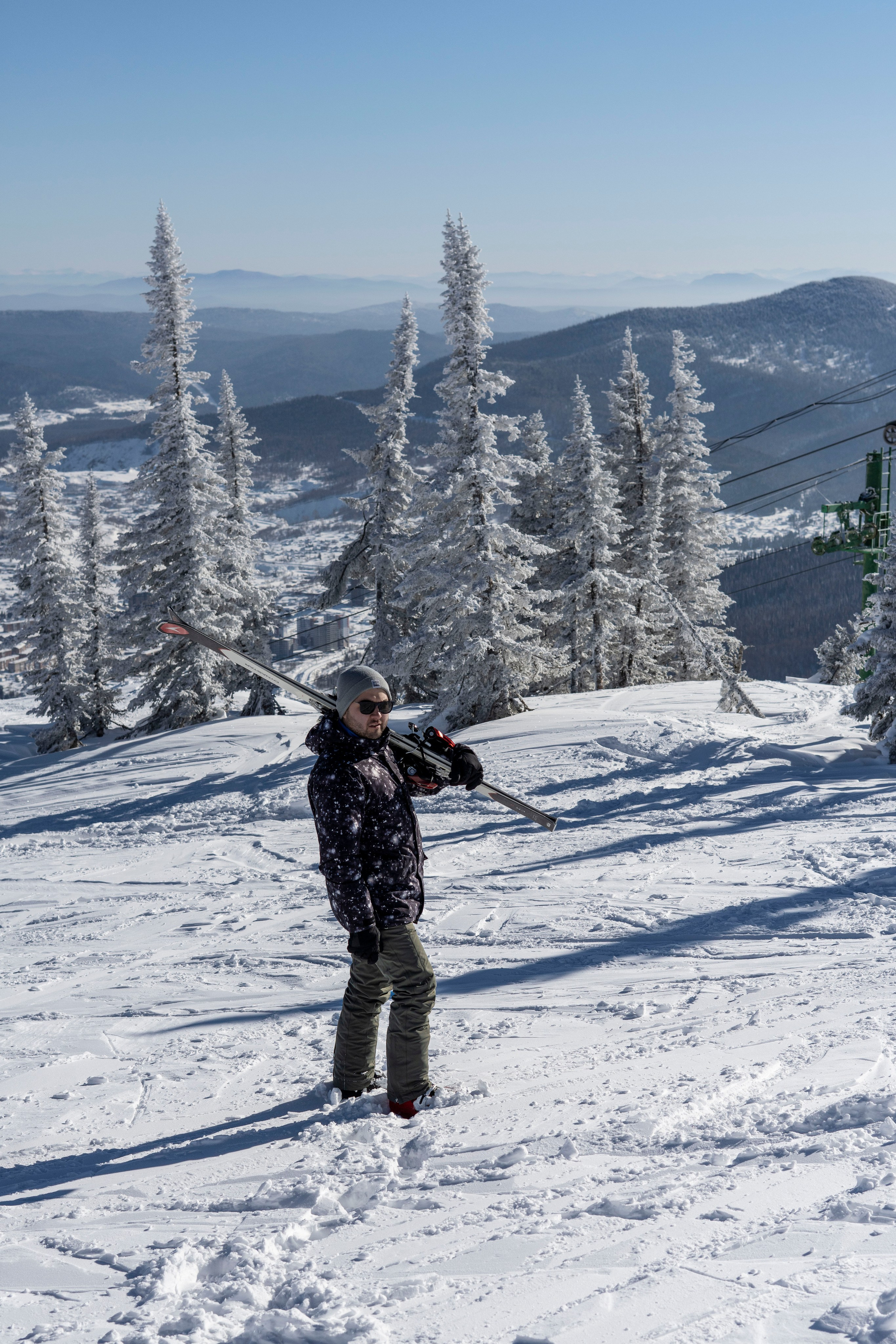 Фотосессия на вершине. Анастасия Паршукова — фотограф Шерегеш Новосибирск
