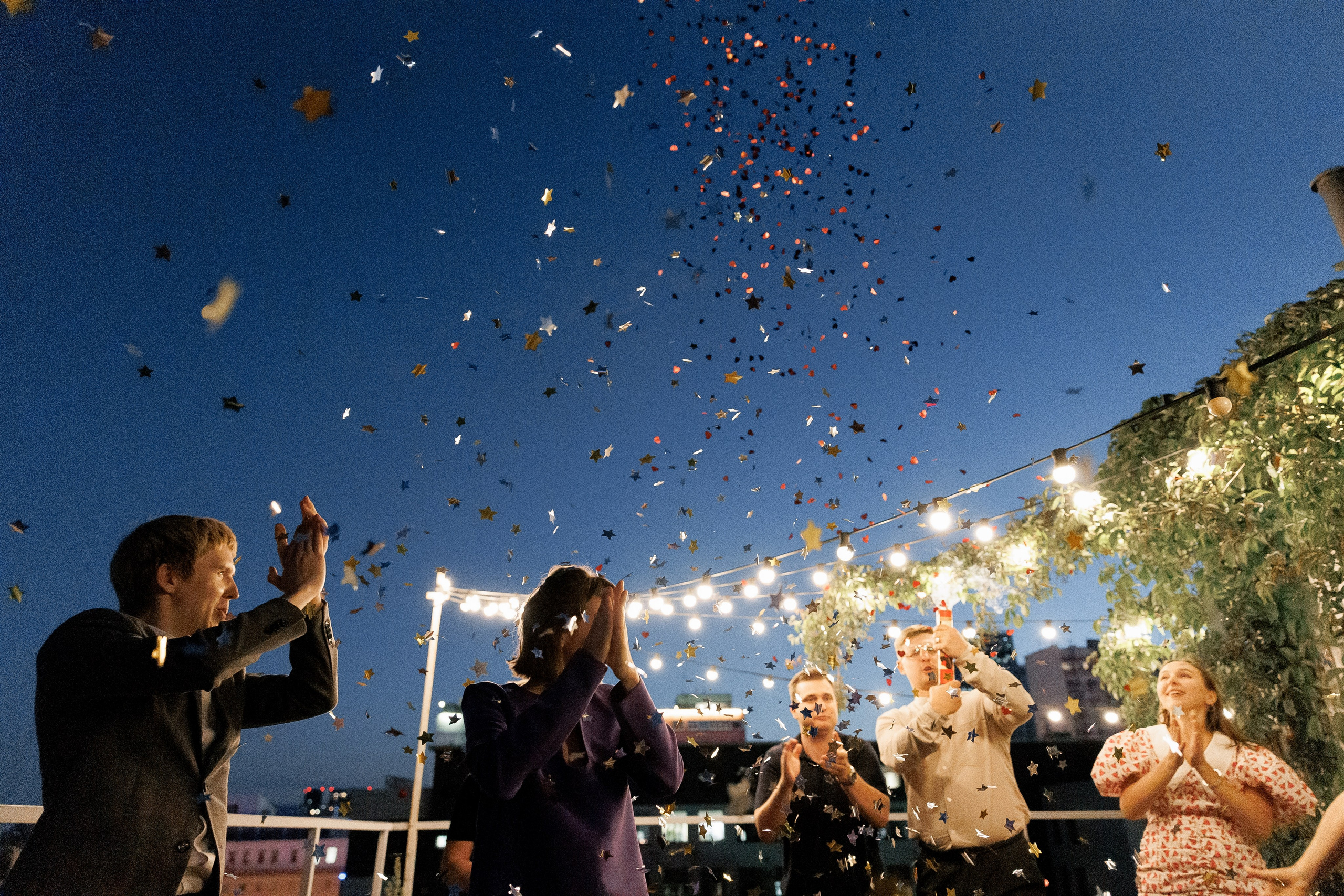 Свадебная вечеринка лофт Телескоп. Свадебный фотограф Домодедово Москва Катерина Алехина