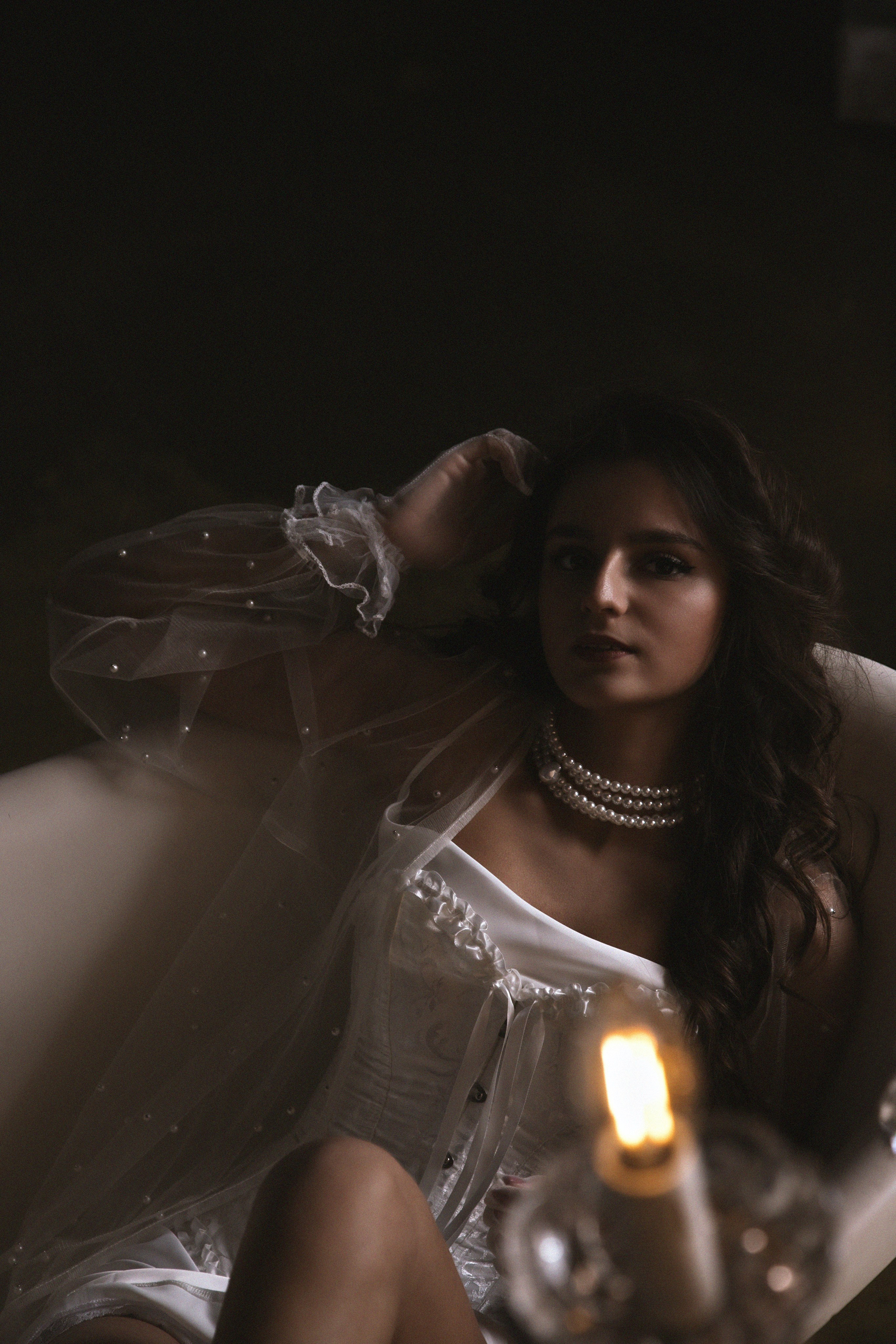 Женская фотосессия в фотостудии. Профессиональный фотограф в Москве