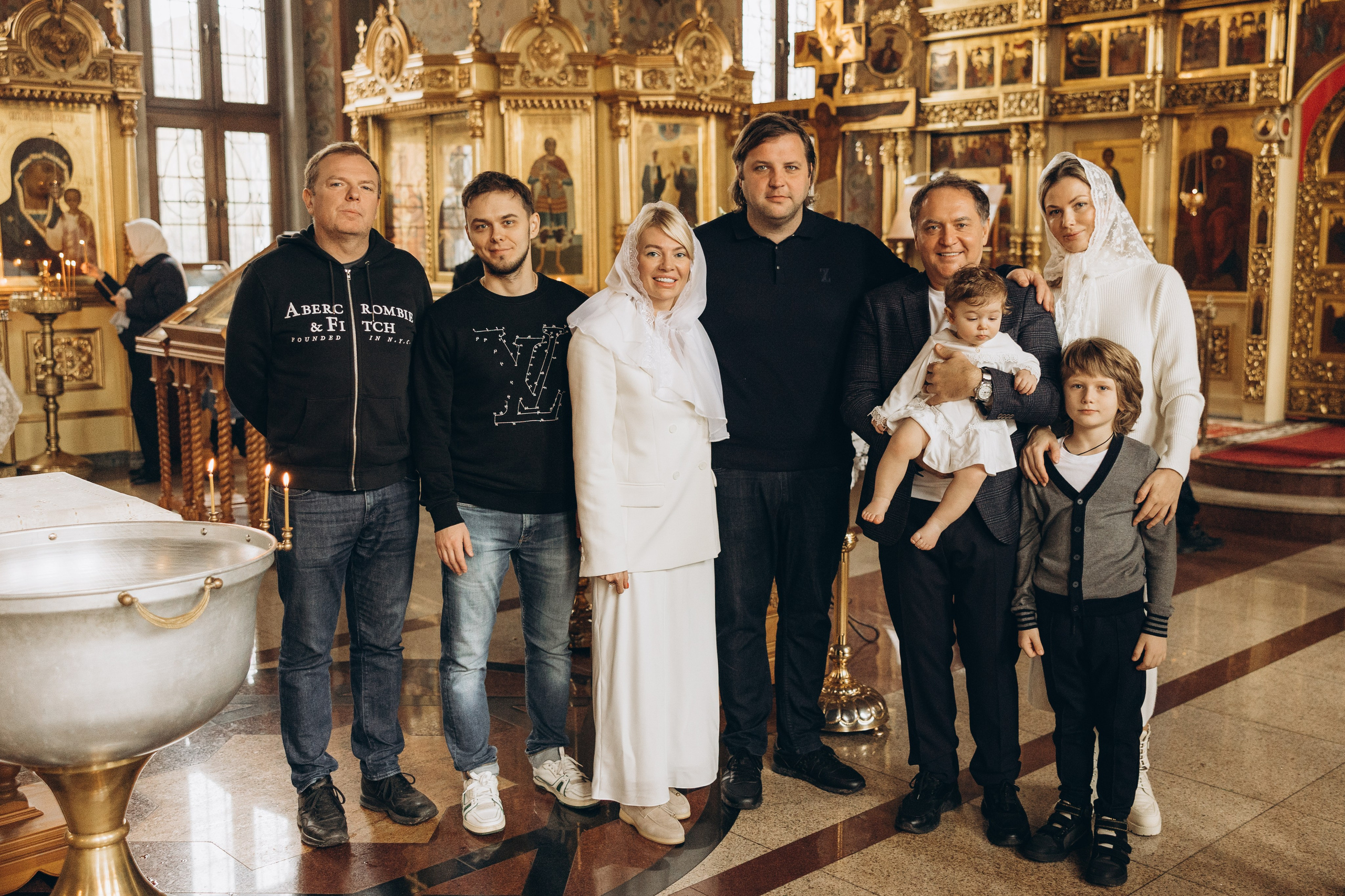 Крещение Дианы. Семейный фотограф в Москве Виктория Ястребинская