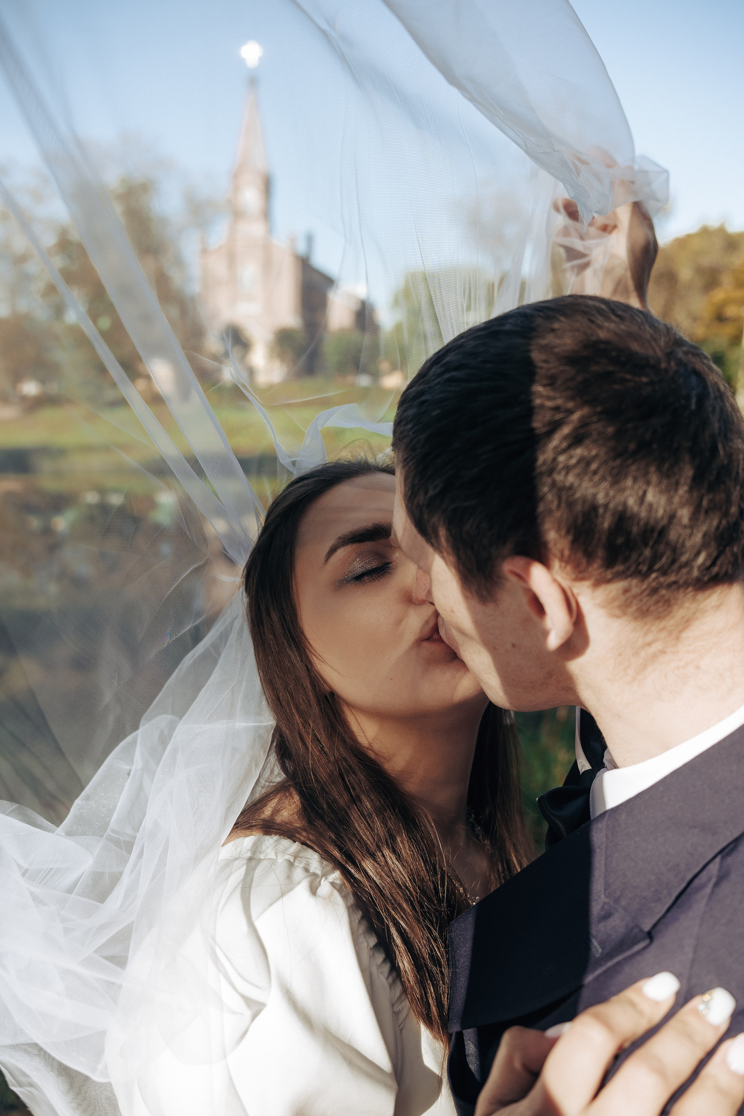 Свадебная фотосессия в Пушкине (Царское Село). Профессиональный фотограф в Санкт-Петербурге Александр Волосенцев