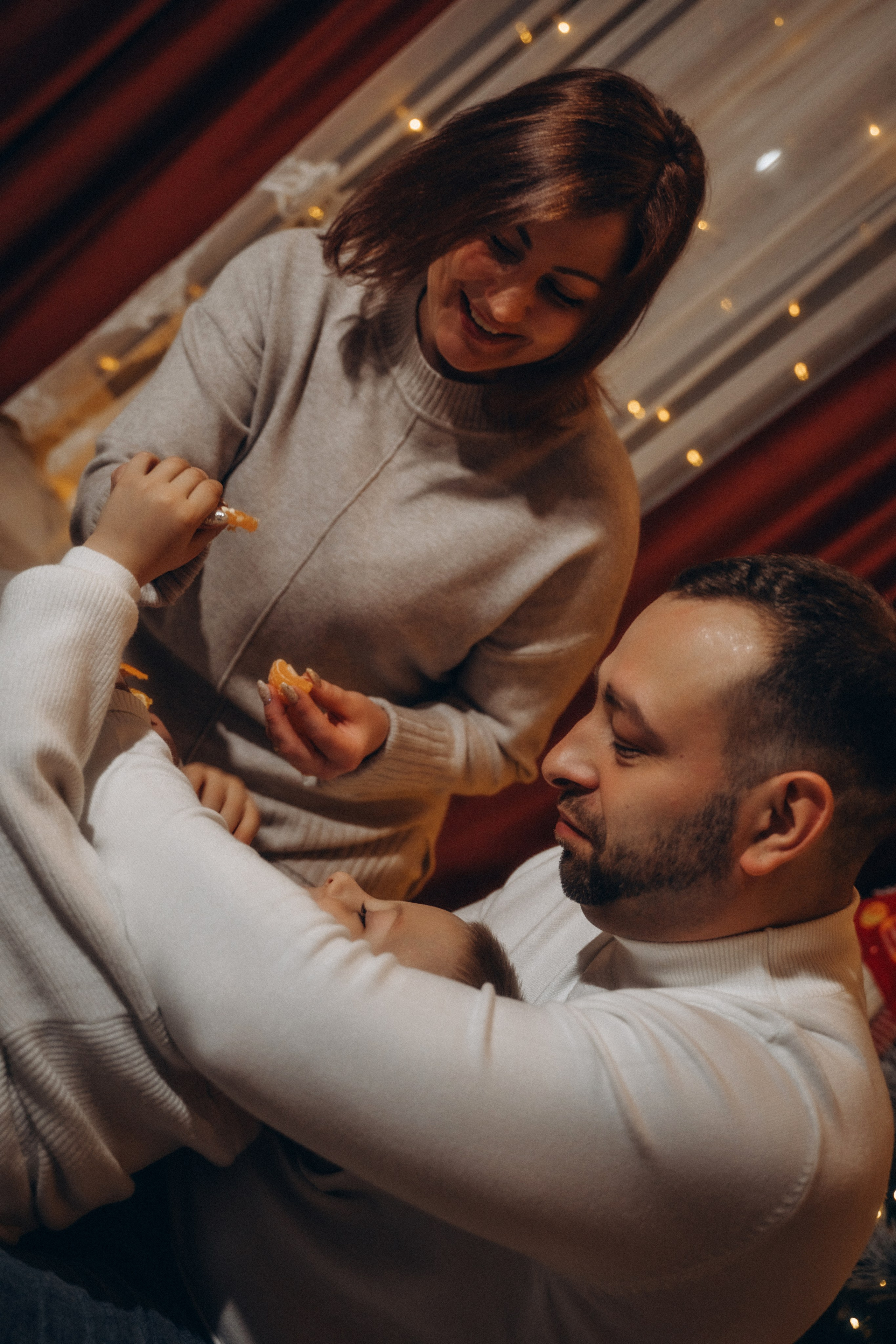 Семья Киприяновы, Новый год дома. Семейный фотограф в Белгороде Амелина Алина