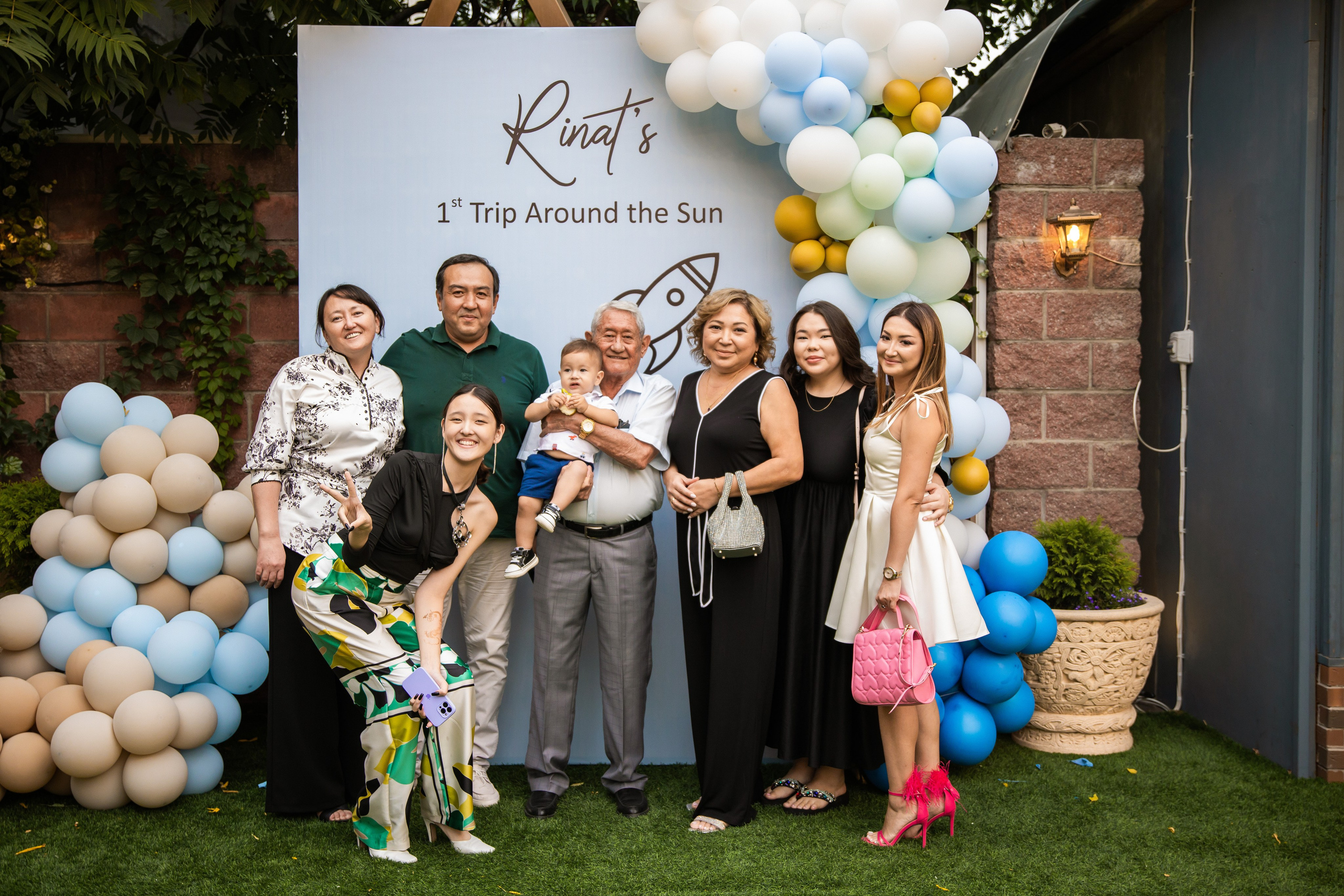 Rinat's 1st Trip Around the Sun. Свадебный и студийный фотограф в Алматы Ильяс Кырбаев