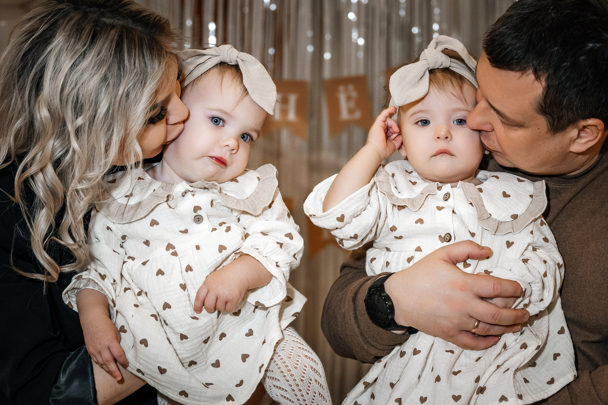 Александра и Виктория 1 годик. Семейный фотограф в Белгороде Амелина Алина