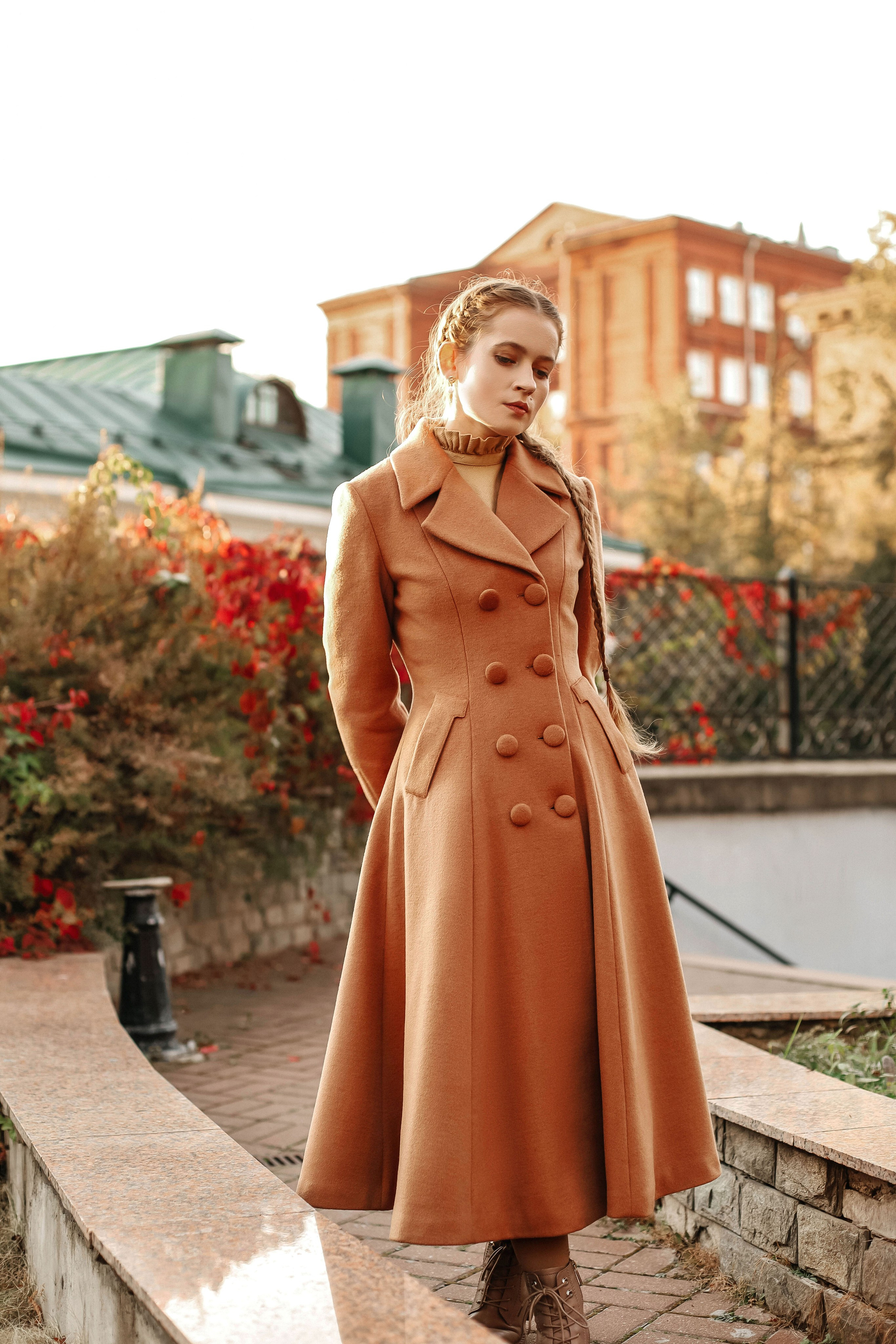 Женская осеняя винтажная фотосессия в Москве. Свадебный и семейный фотограф в Москве