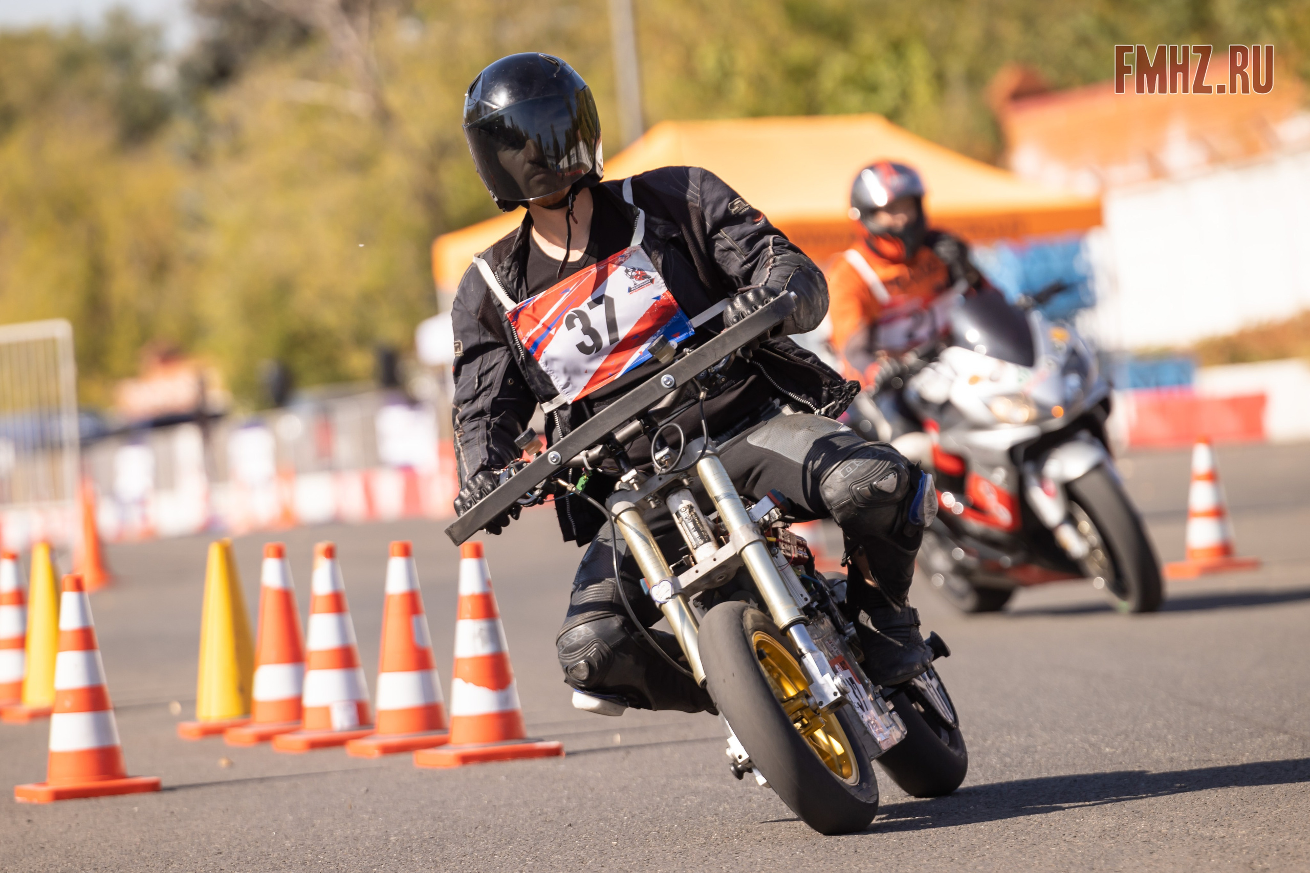 Соревнования по мотоджимхане на площадке Мосгортранс 15.09.2024. Фотограф Владимир Охрименко