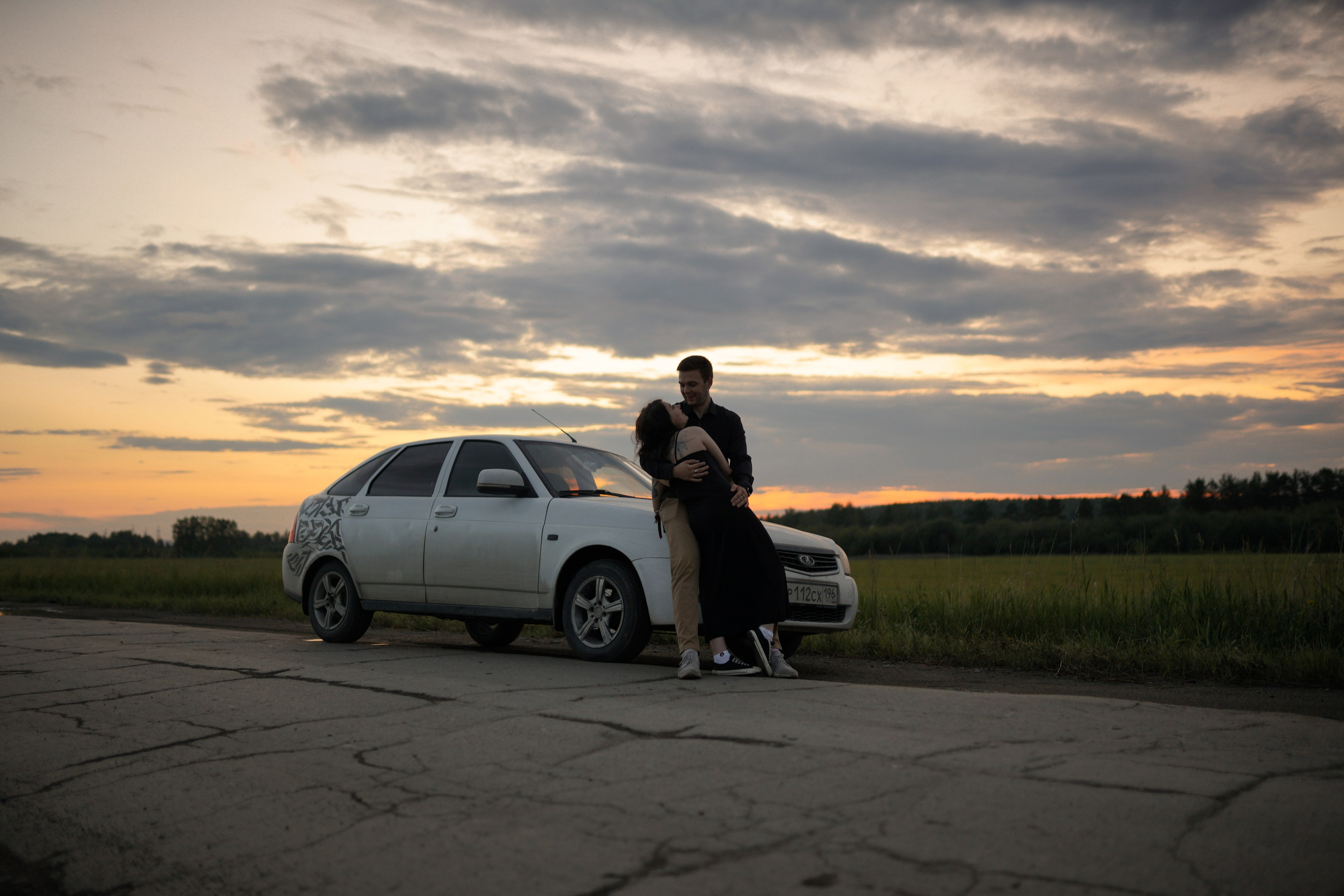 Поздний закат