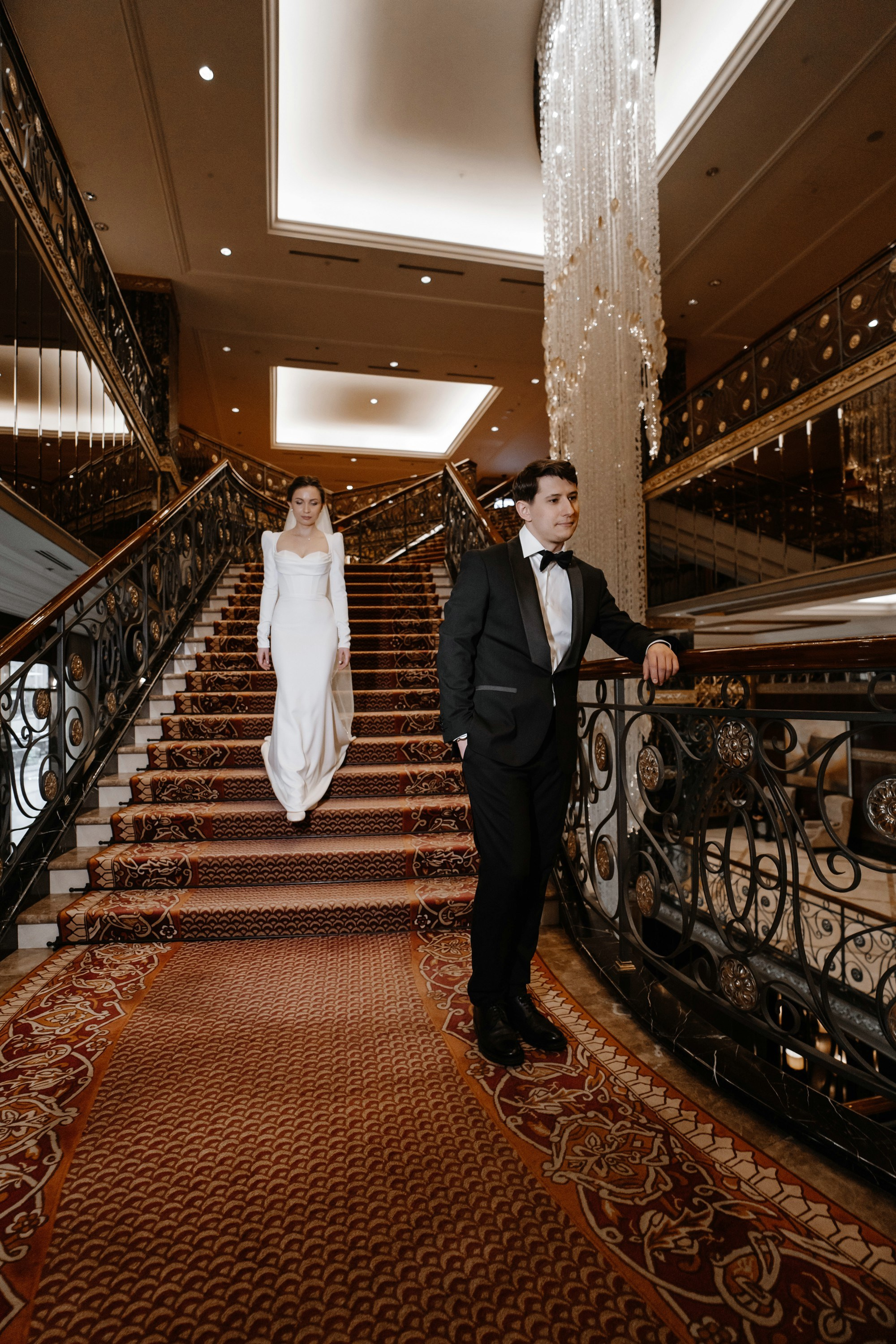 Фотосессия свадьбы в Lotte Plaza. Свадебный и семейный фотограф в Москве Светлана Зоткина