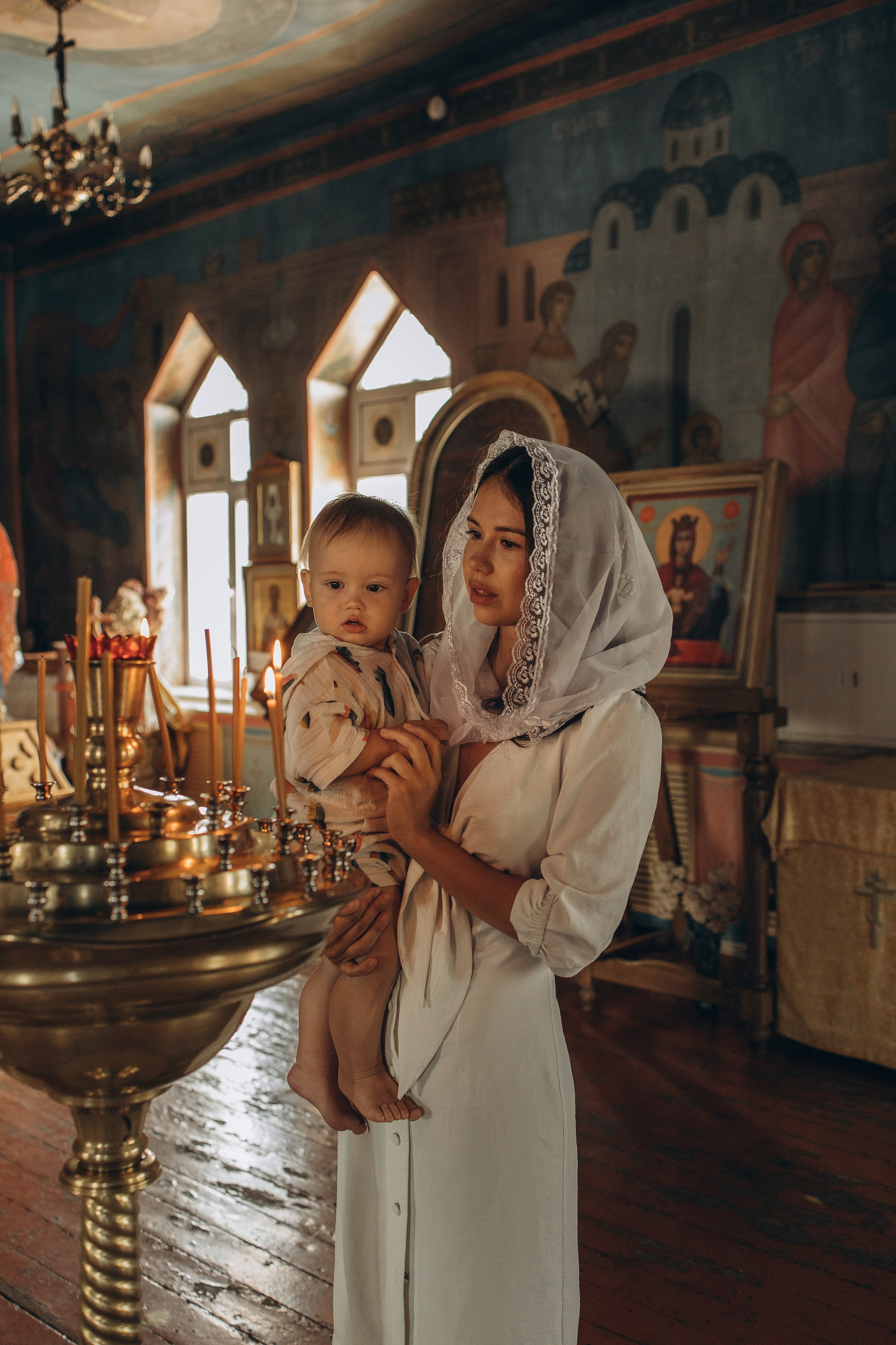 Таинство крещения. Семейный и фотограф новорождённых в Магнитогорске Ксения Соколова