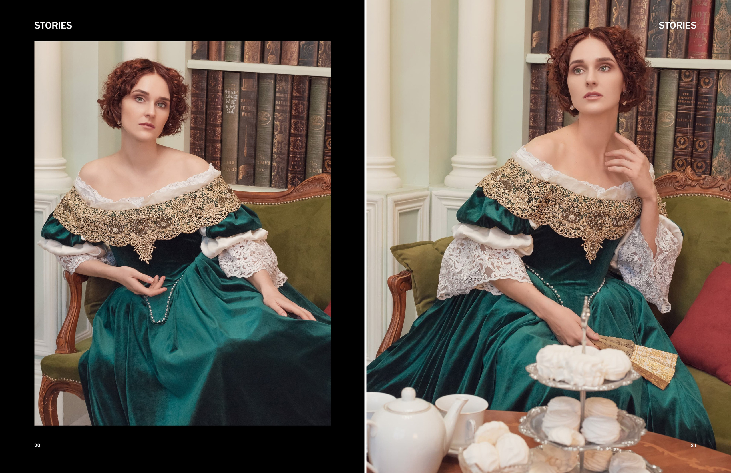 «Baroque Lady» в Stories Magazine (июль 2026). Фотограф, ретушёр, графический дизайнер в Петербурге Борякина Настя