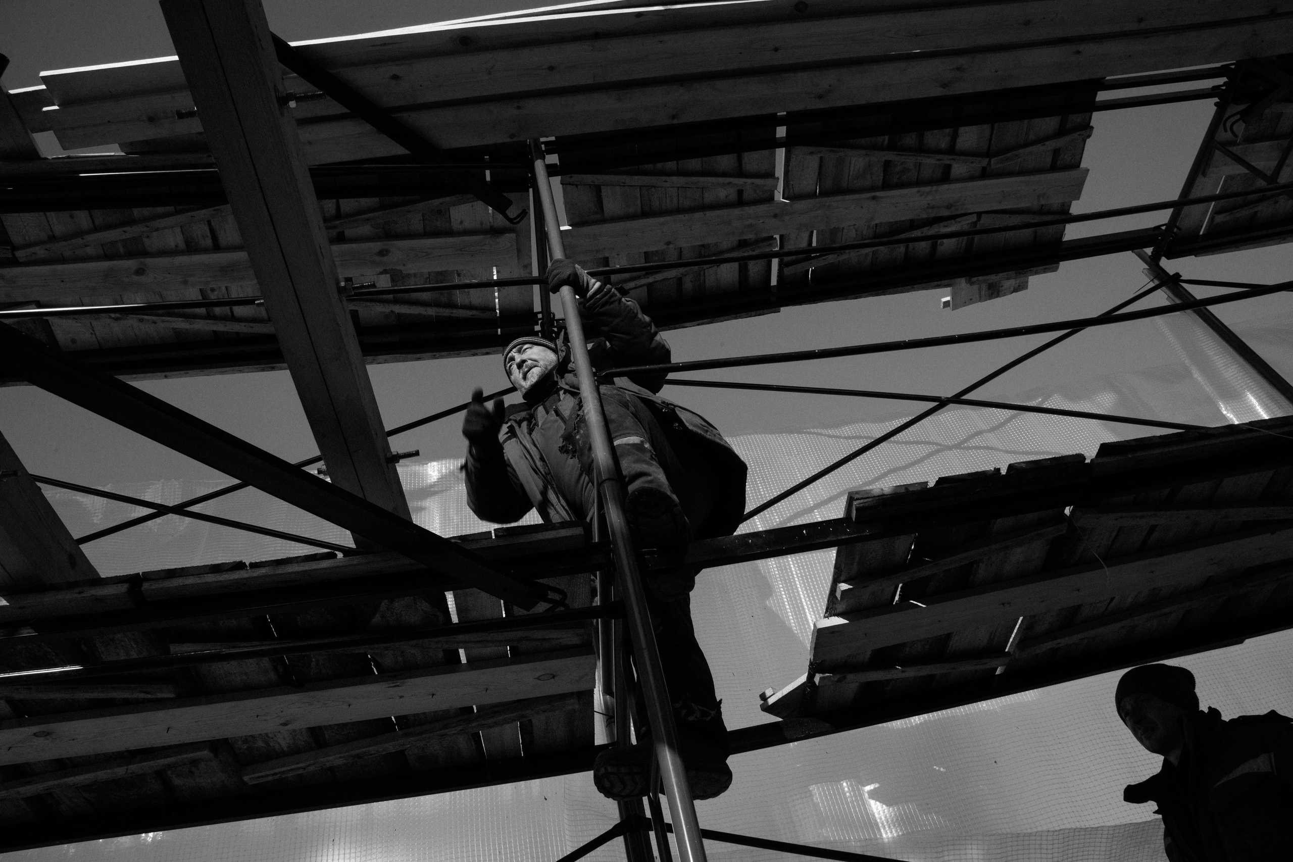 Строительство Ступы в Яхроме. Фотография, как она есть