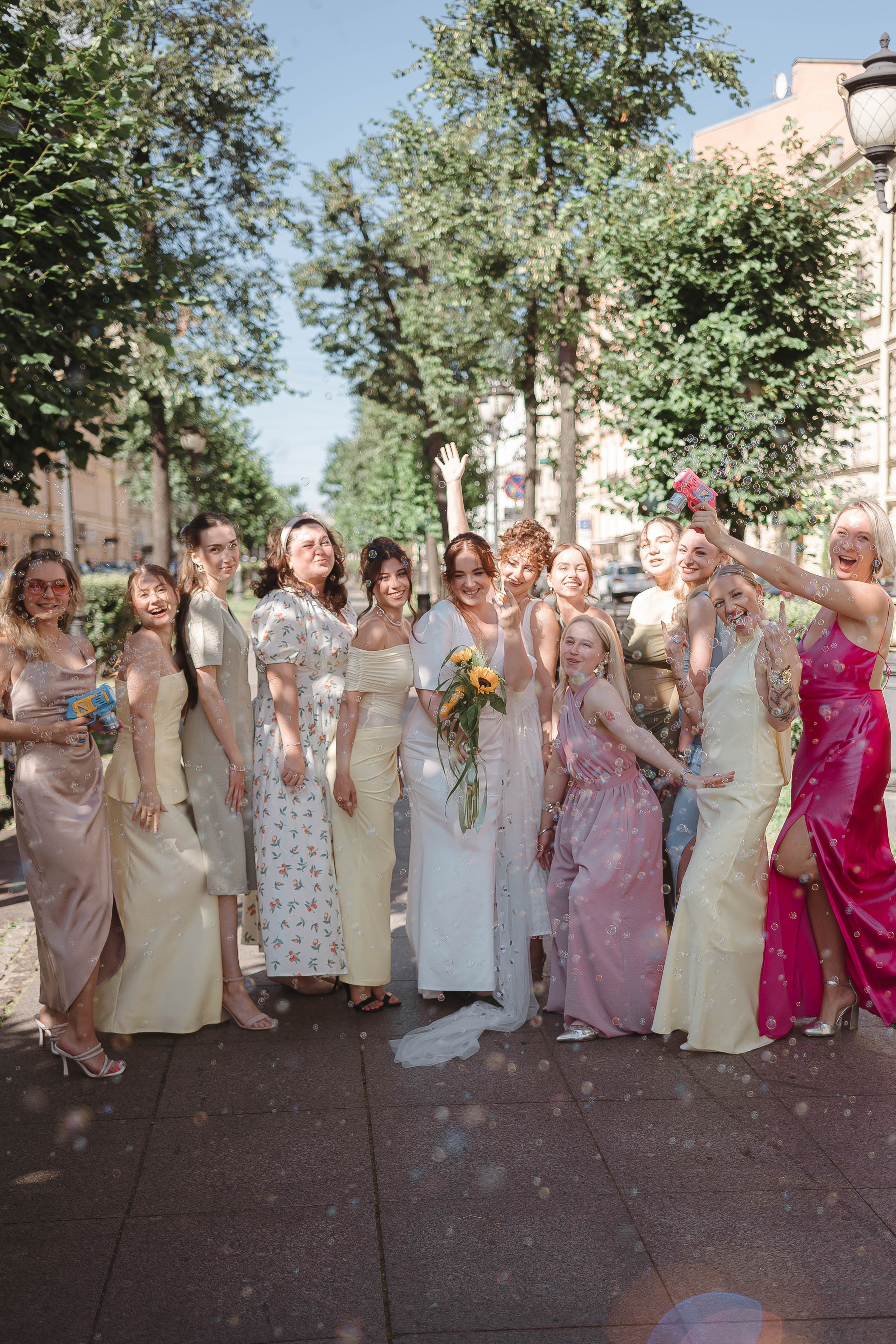 Самая яркая свадьба лета. Свадебный фотограф Татьяна Лейн в Санкт-Петербурге