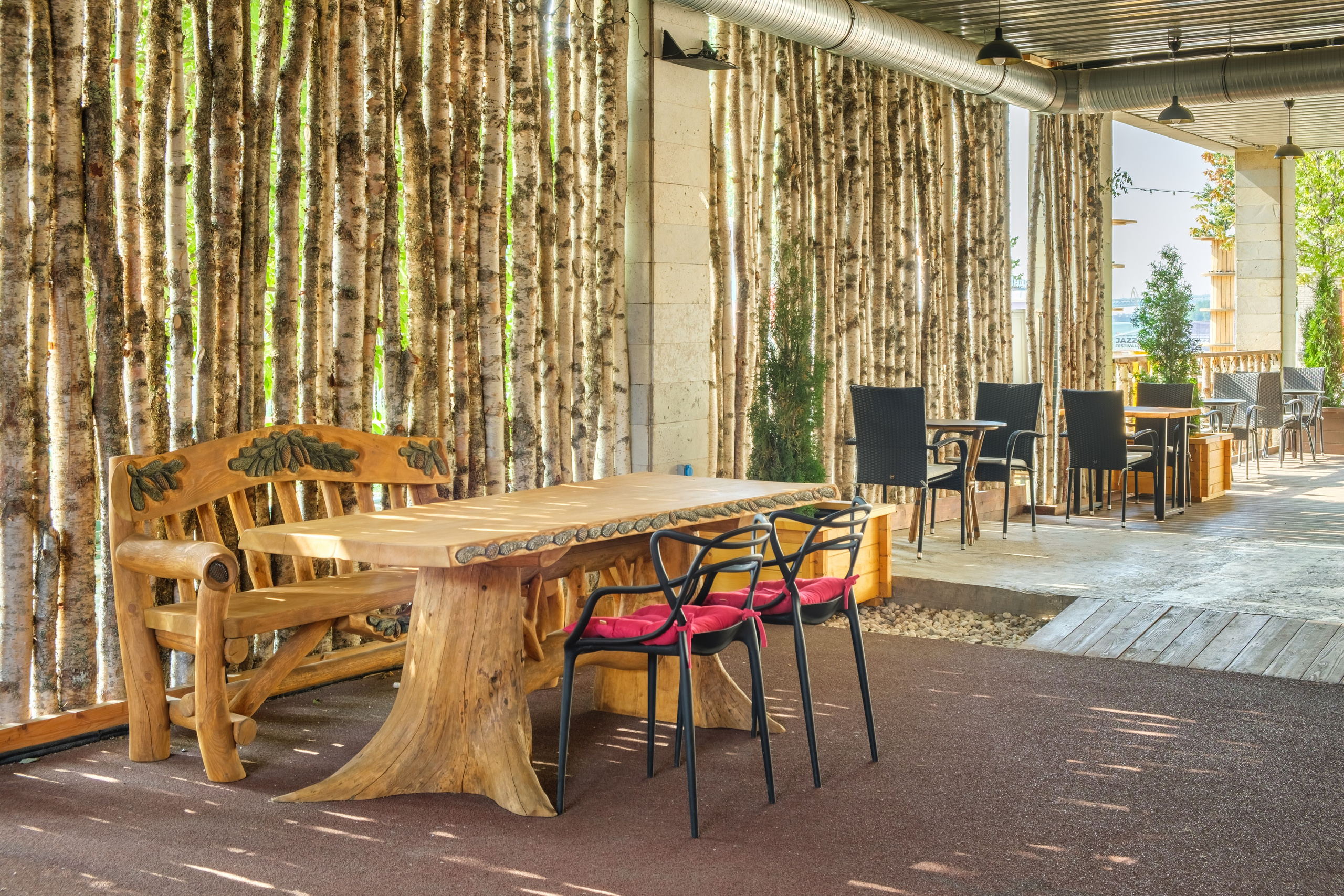 Интерьерная фотосессия кафе «Берёзка»