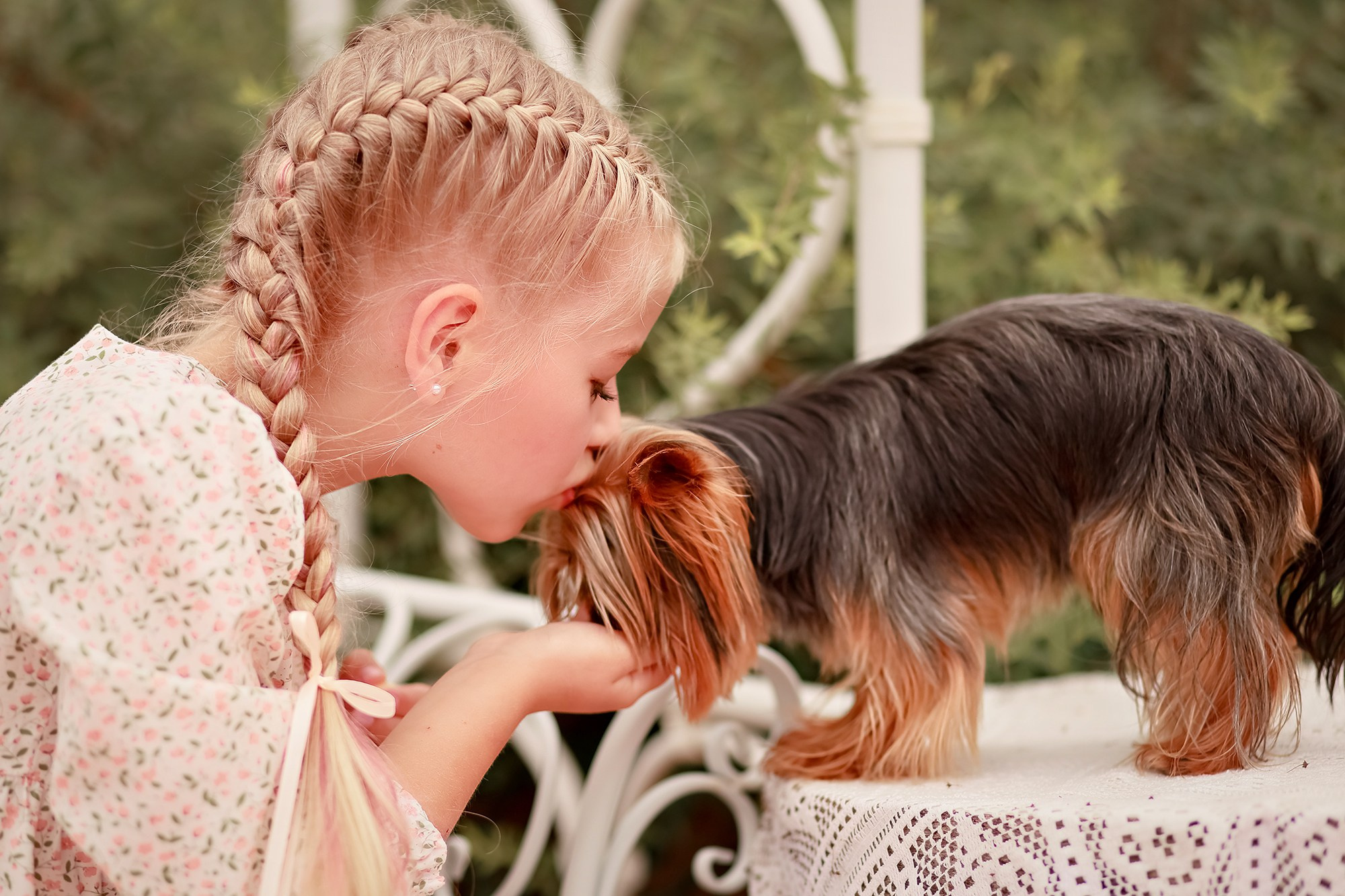 С любимым питомцем. Фотографирую в парке-заповеднике «Купидон»