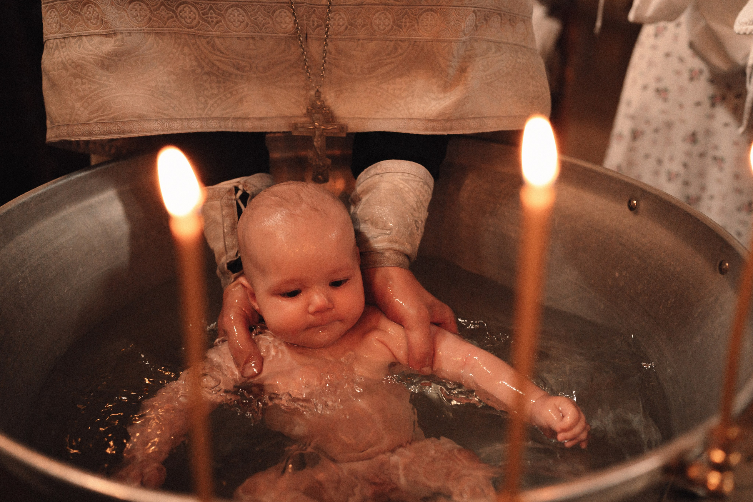 Крещение Матвея. Семейный фотограф Валерия Фабричникова, Москва