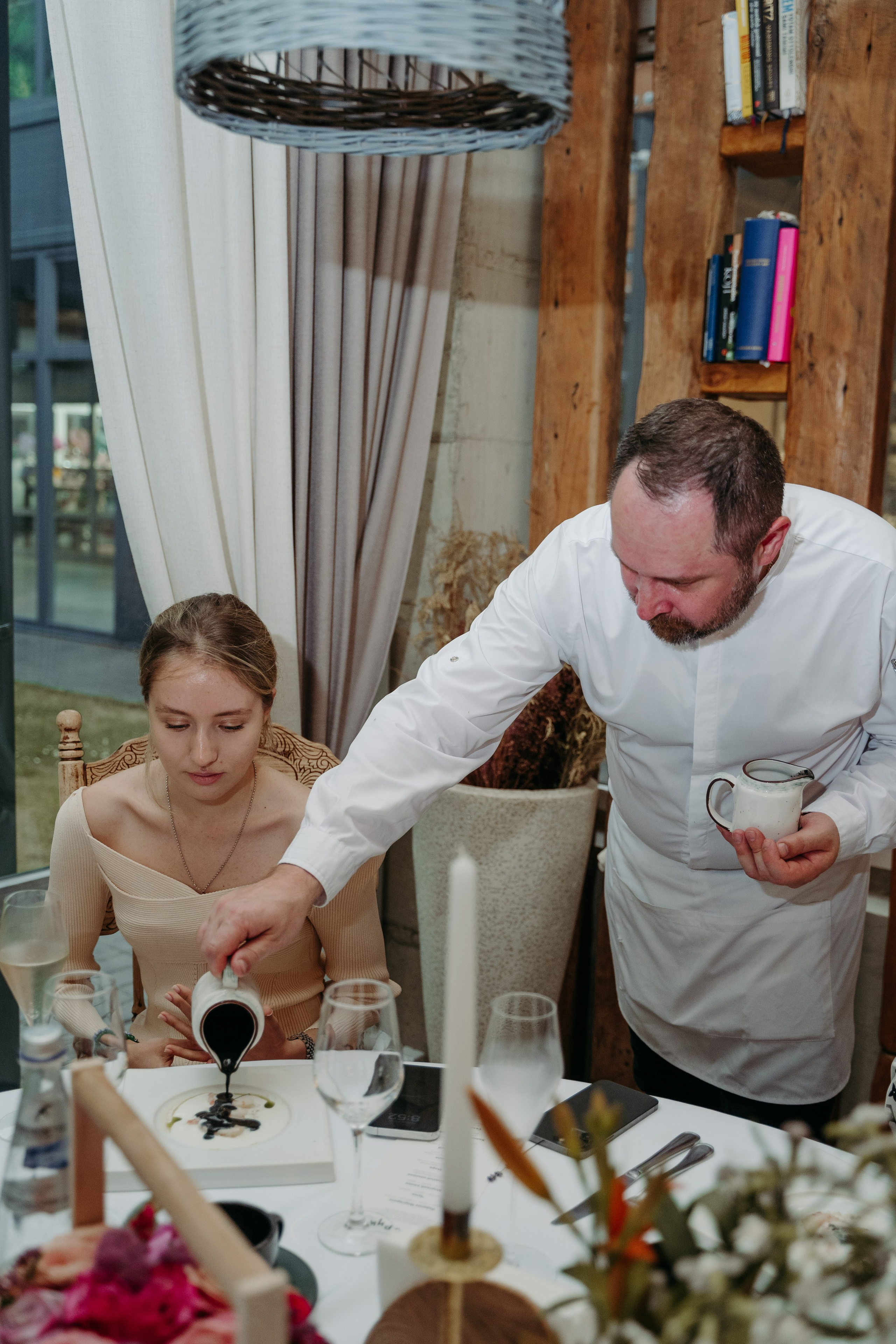 Открытый ужин с Mishlen Шеф Поварами. Репортажный и свадебный фотограф в Москве Рая Небогатова