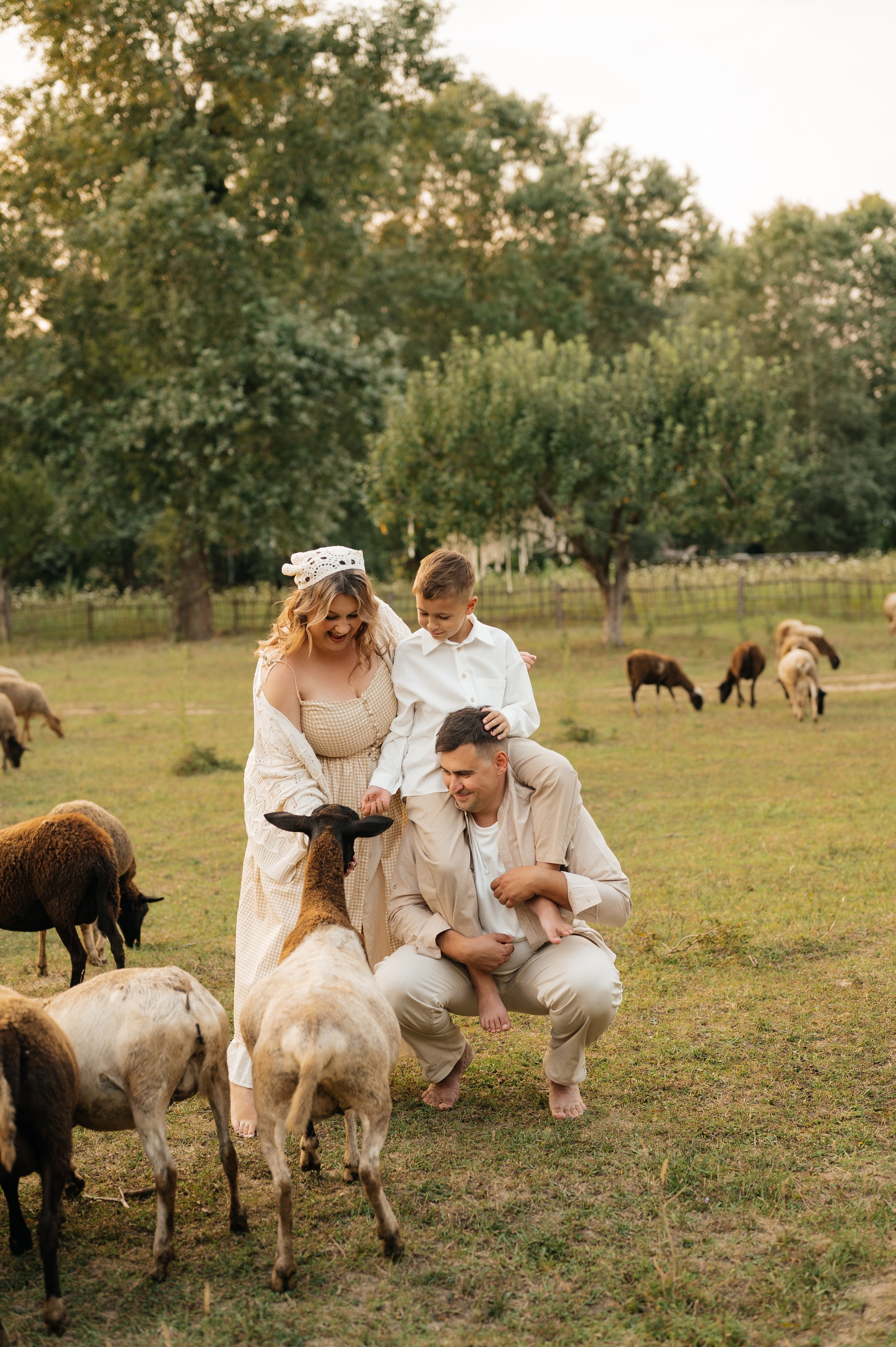 Семейная фотосессия на ферме. Свадебный и семейный фотограф в Краснодаре Алина Мельник