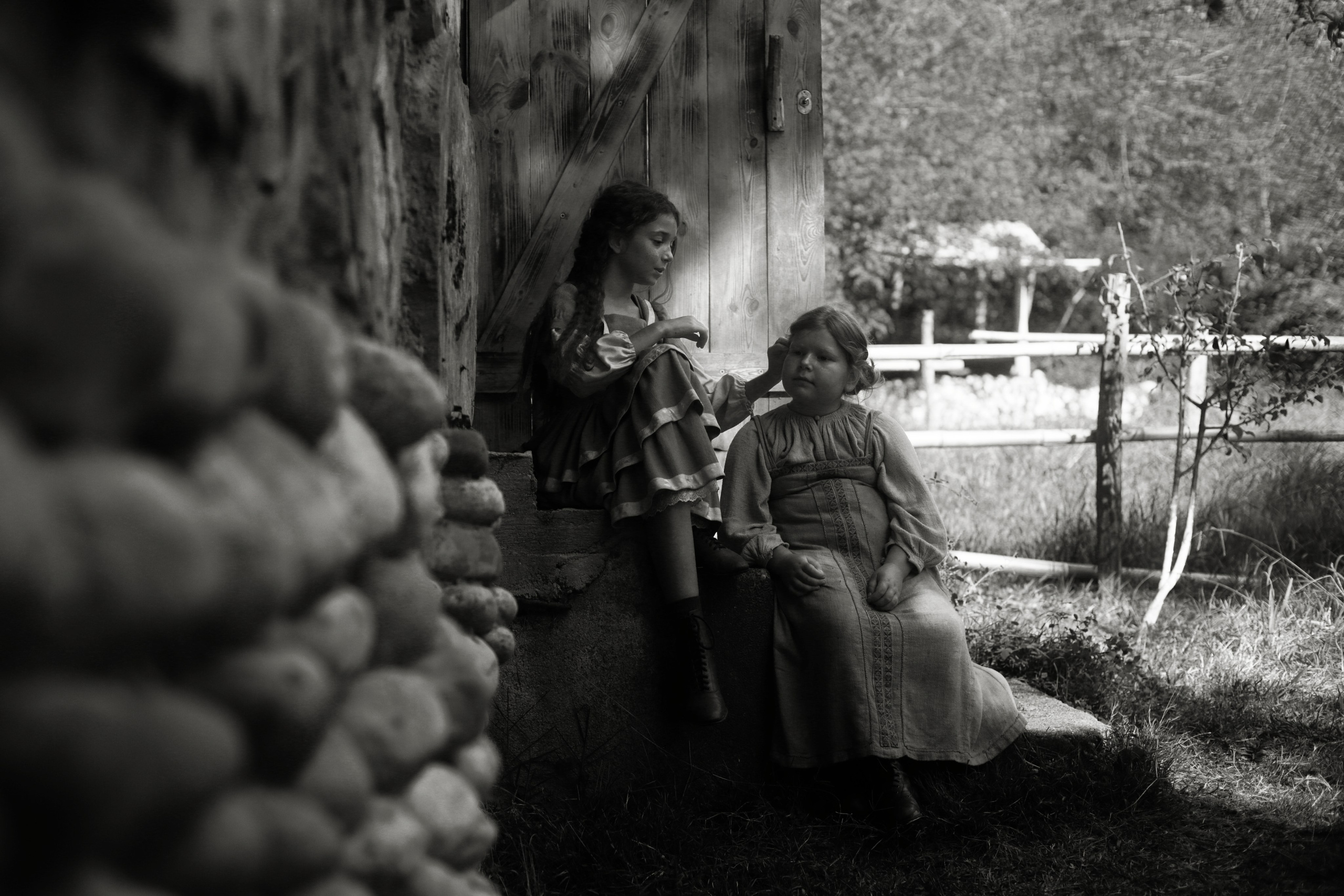 Кинематографическая съемка. Старик и дети. Ekaterina Beridze