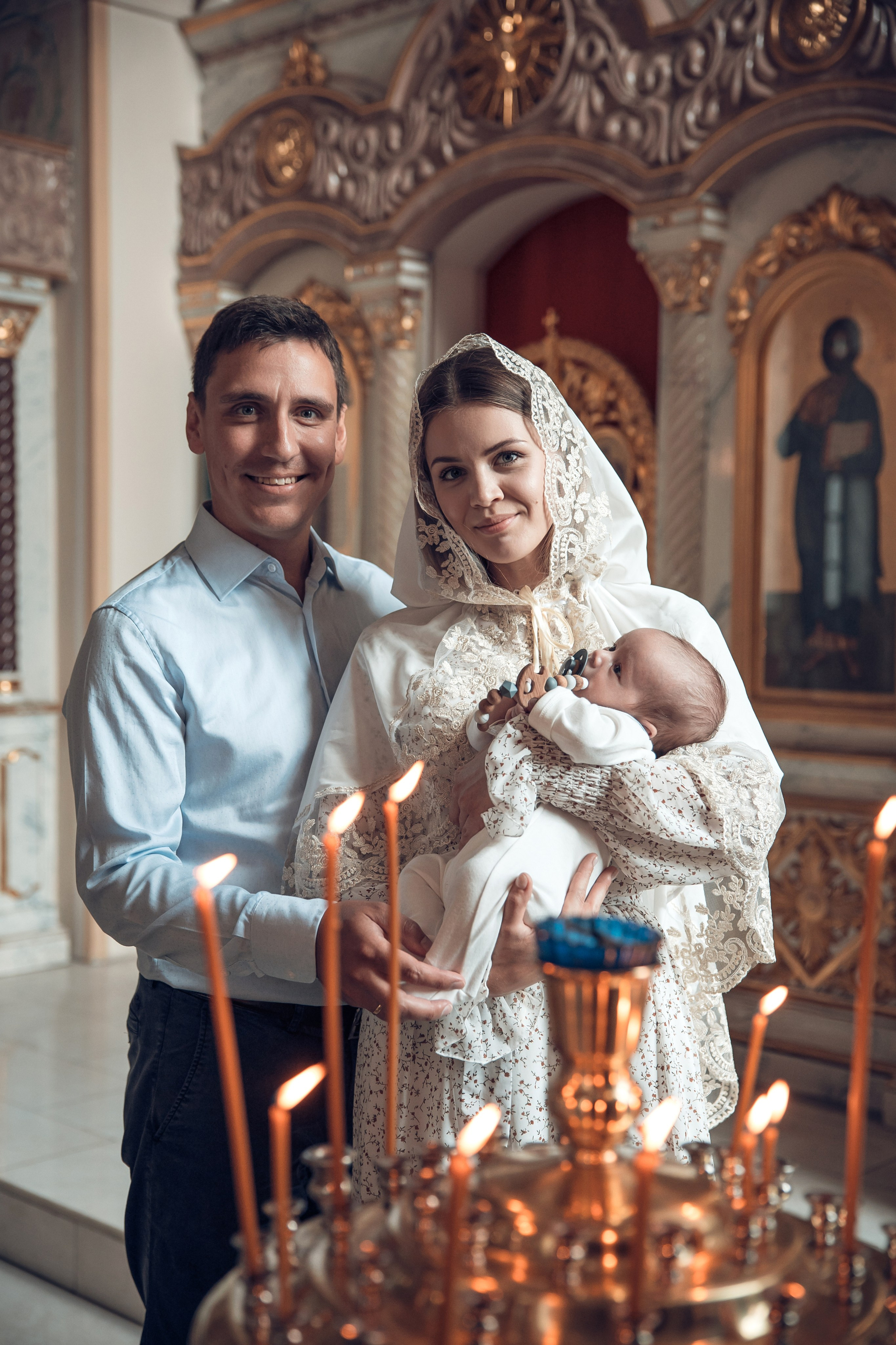 Таинство крещения. Семейный и детский фотограф в Москве Орешина Юлия