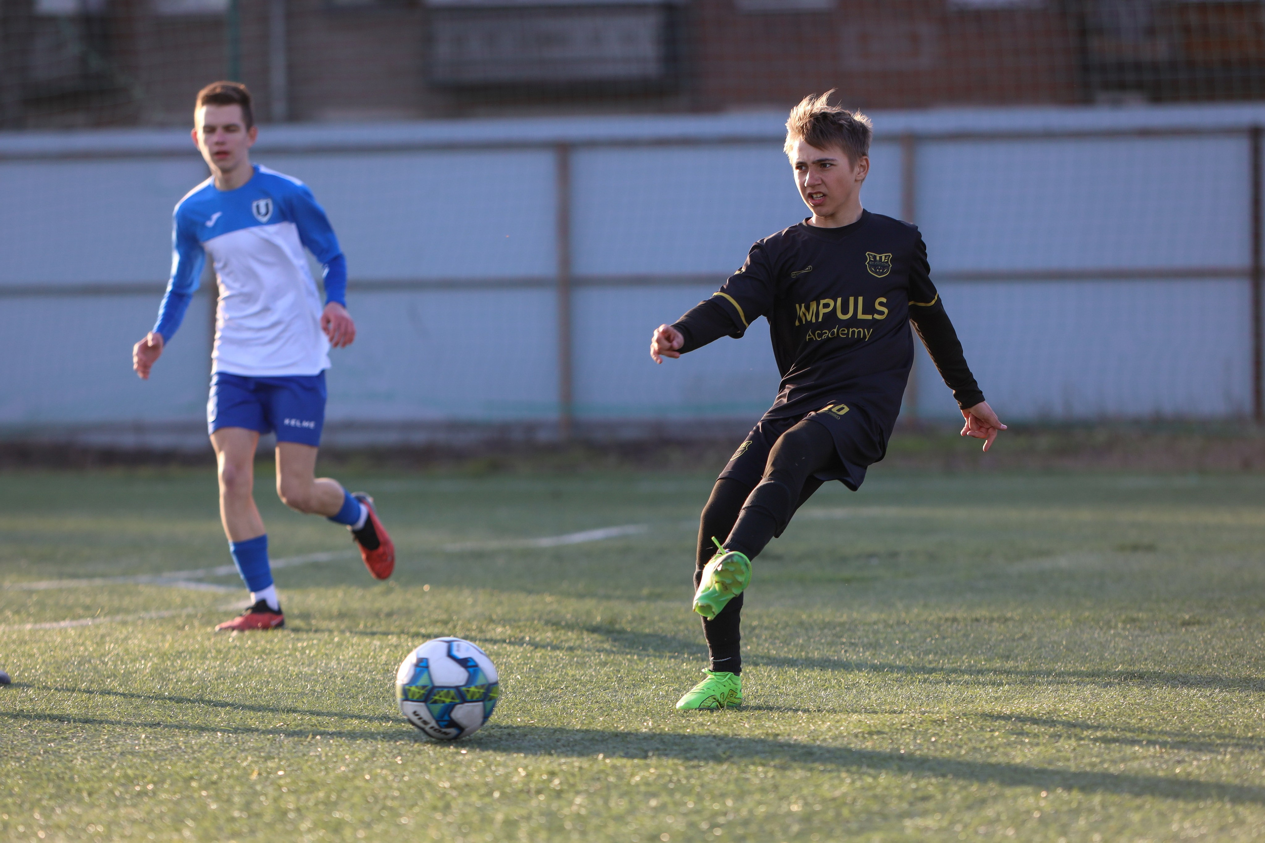 Импульс — Виктория Унион. Чемпионат СФПЛ. Молодежная футбольная лига U-15. Спортивный фотограф в Самаре