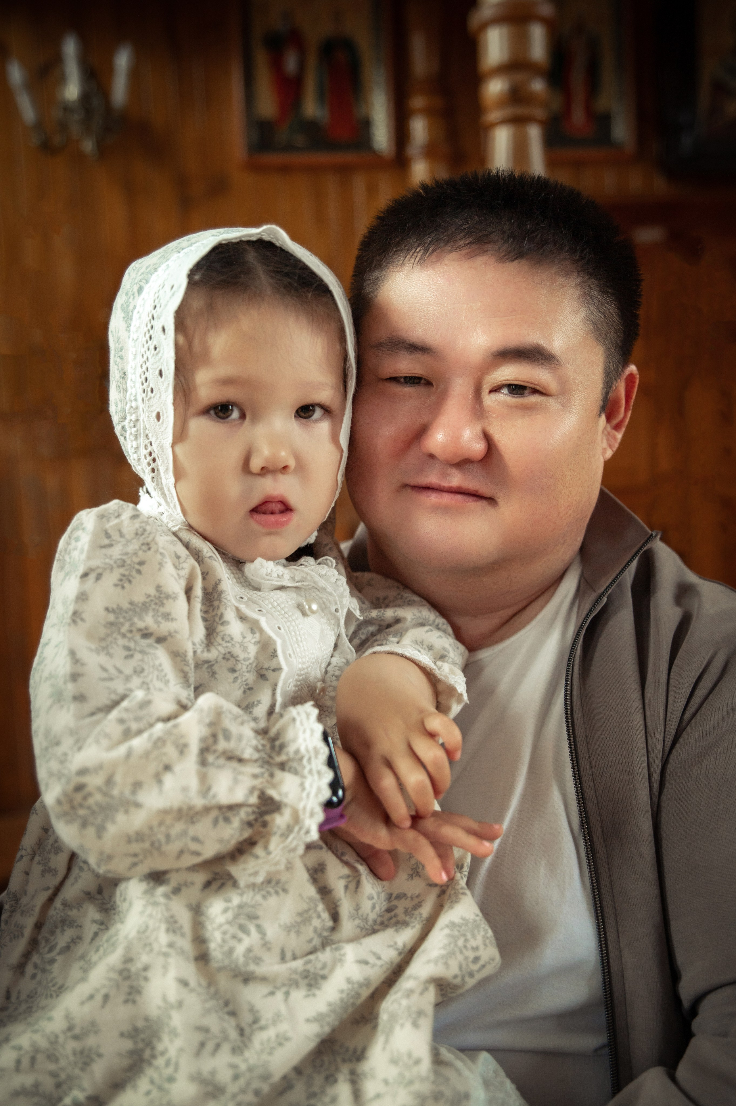 Таинство Крещения Геннадия, Храм Николая Чудотворца Краснослободск. Церковный, семейный и репортажный фотограф Волгоград, Волжский