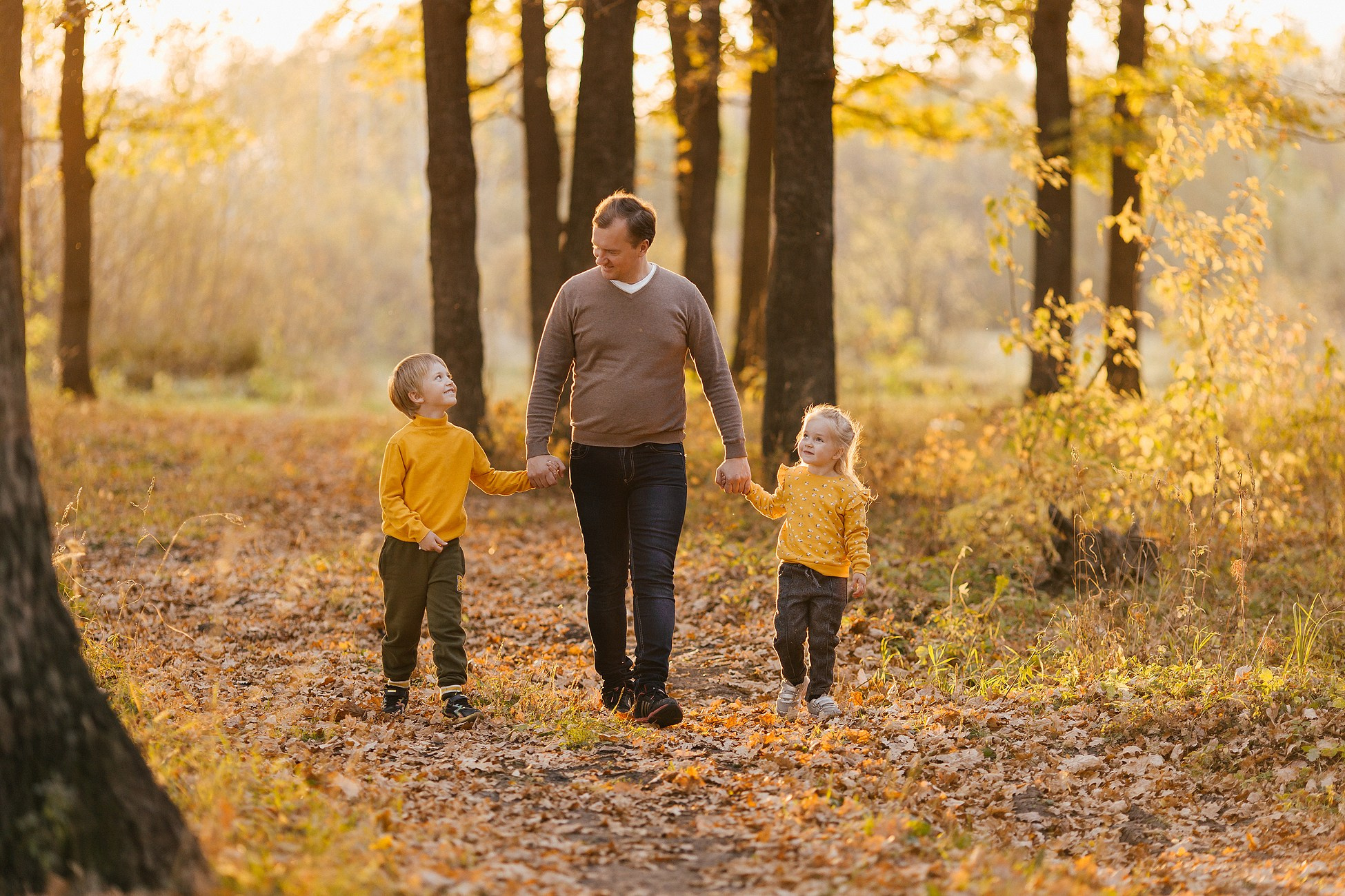 Осень в лесу. Семейный фотограф в Пензе Мария Левина