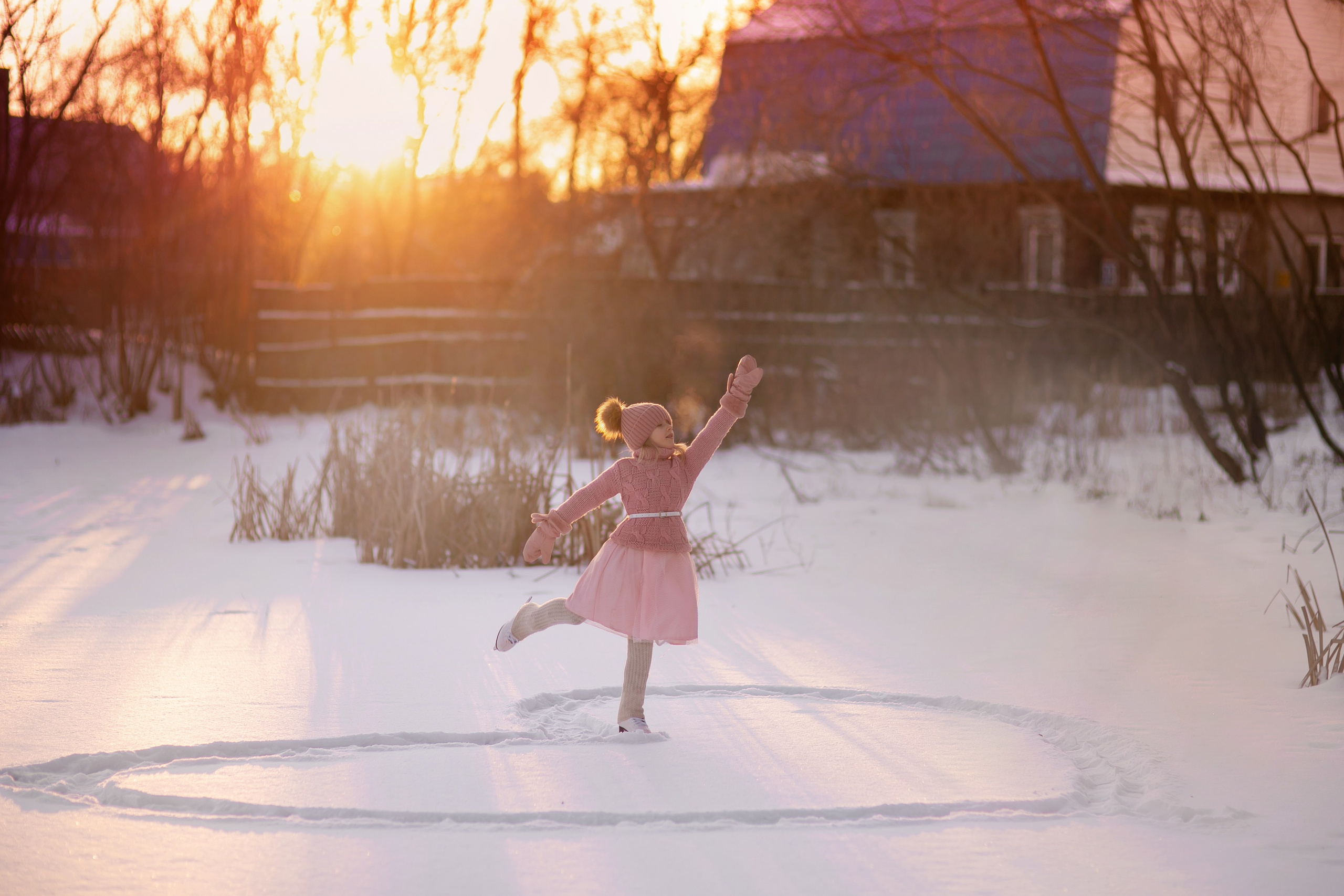 Зимние узоры. Семейный фотограф в Москве