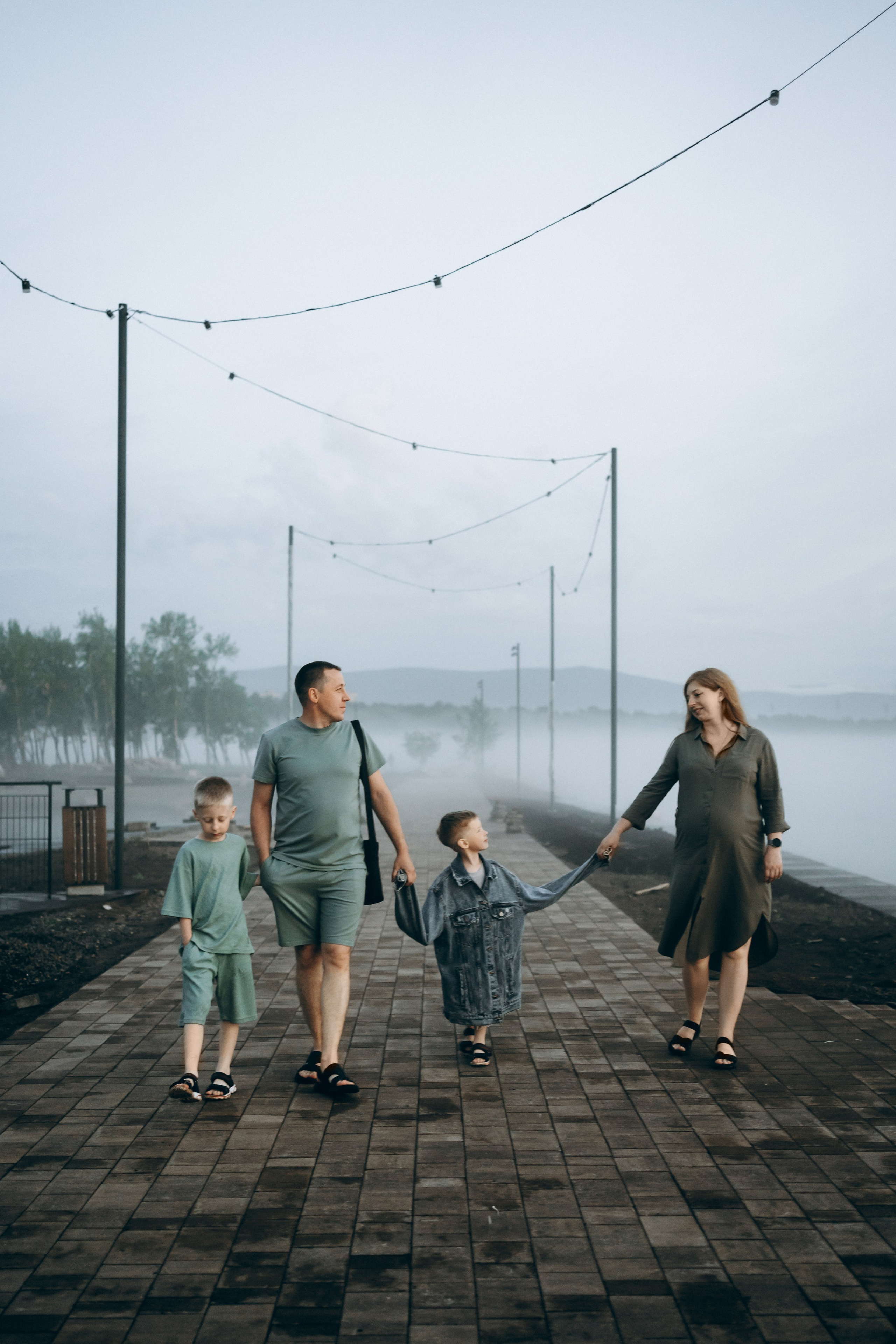 Семейный вечер после дождя. Фотограф Контузорова Ольга