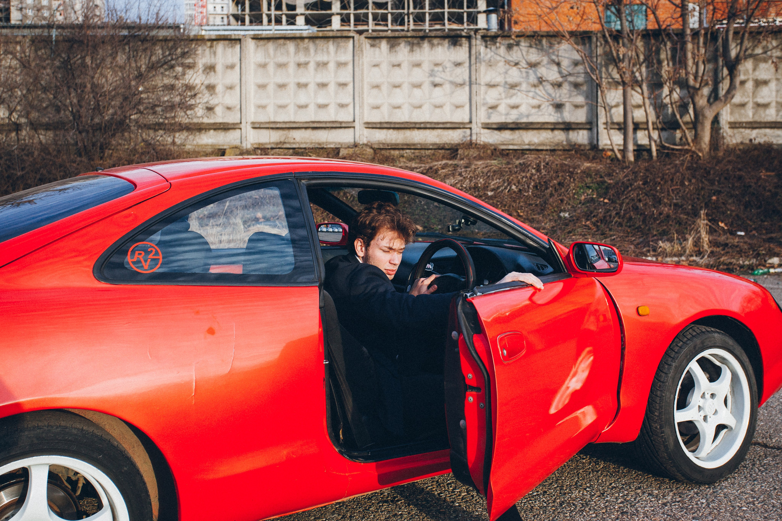 Имиджевая съемка с машиной. Фотограф Денис Денисов