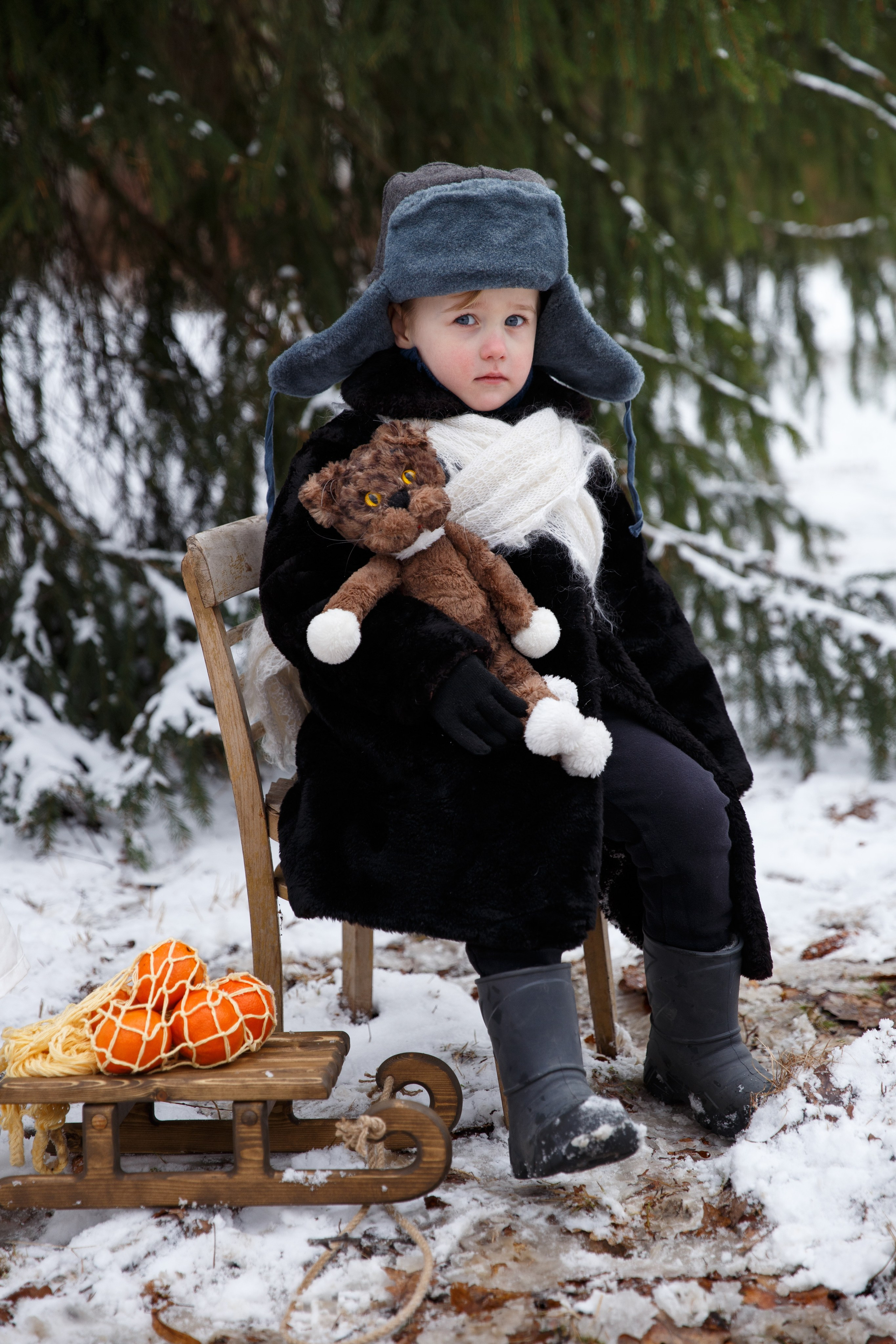 Зима. Егор. Детский и Семейный фотограф в Санкт-Петербурге